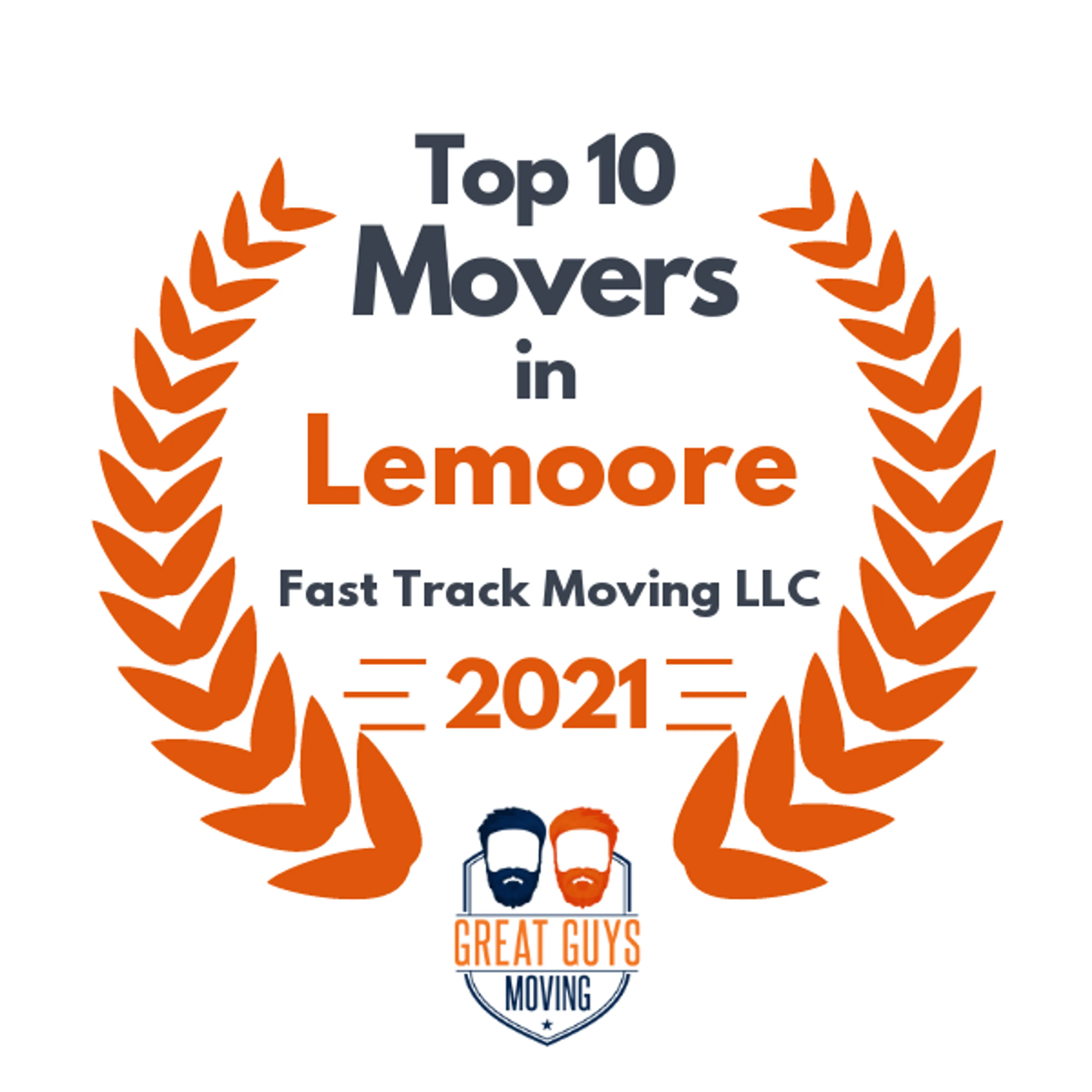 Top 10 Movers in Fresno, CA 2021 award