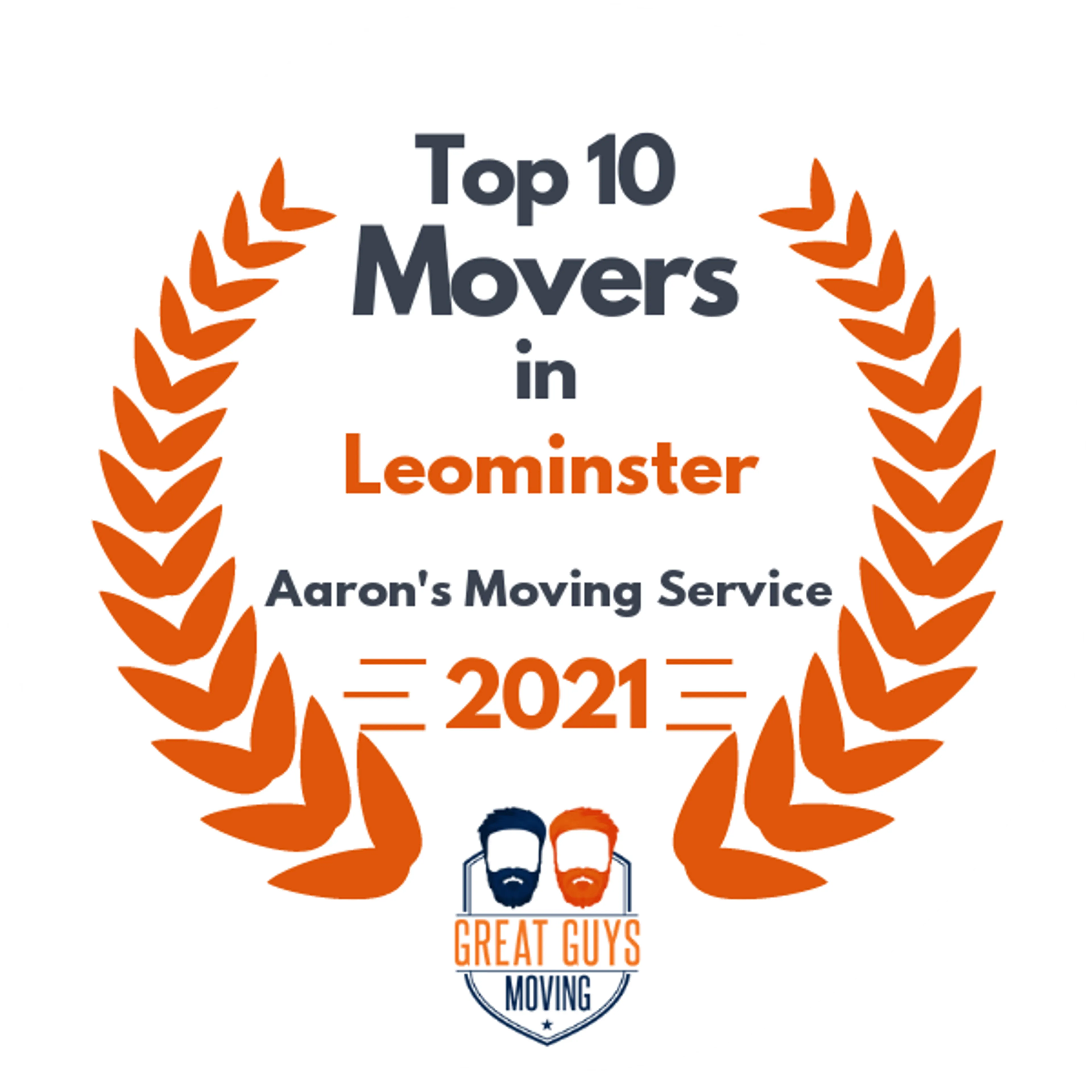 Top 10 Movers in Worcester, MA 2021 award