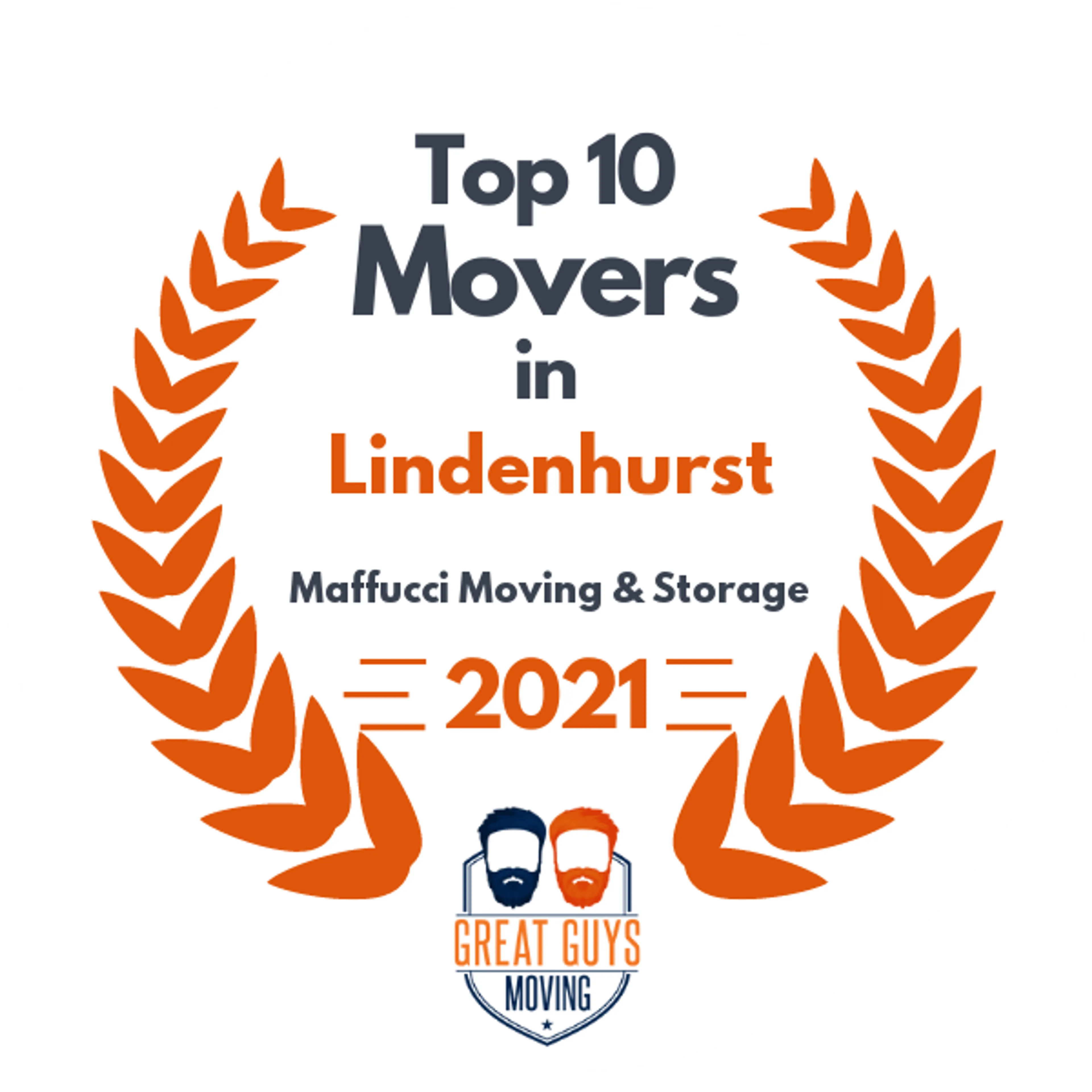 Top 10 Movers in Long Beach, NY 2021 award