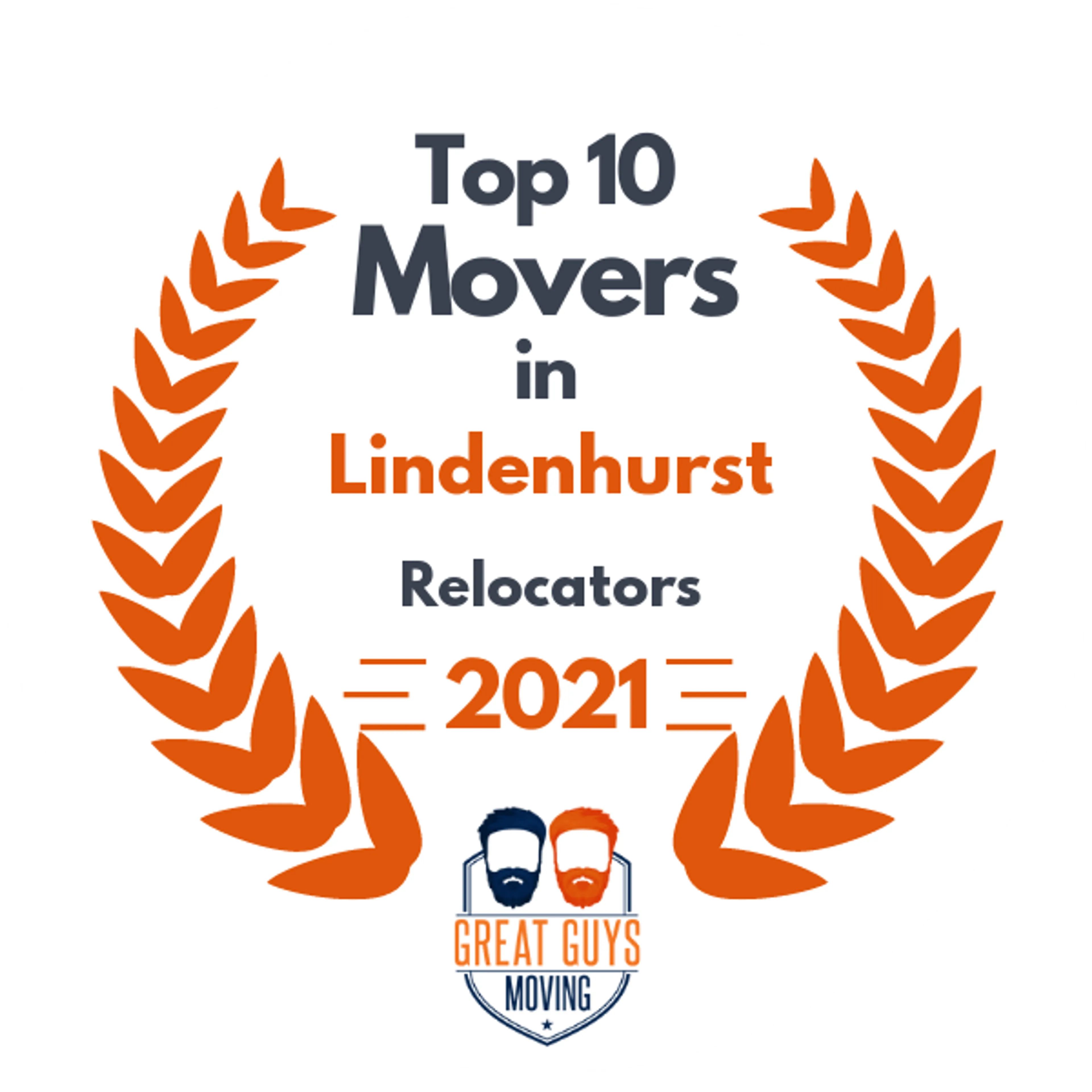 Top 10 Movers in Lindenhurst, NY 2021 award