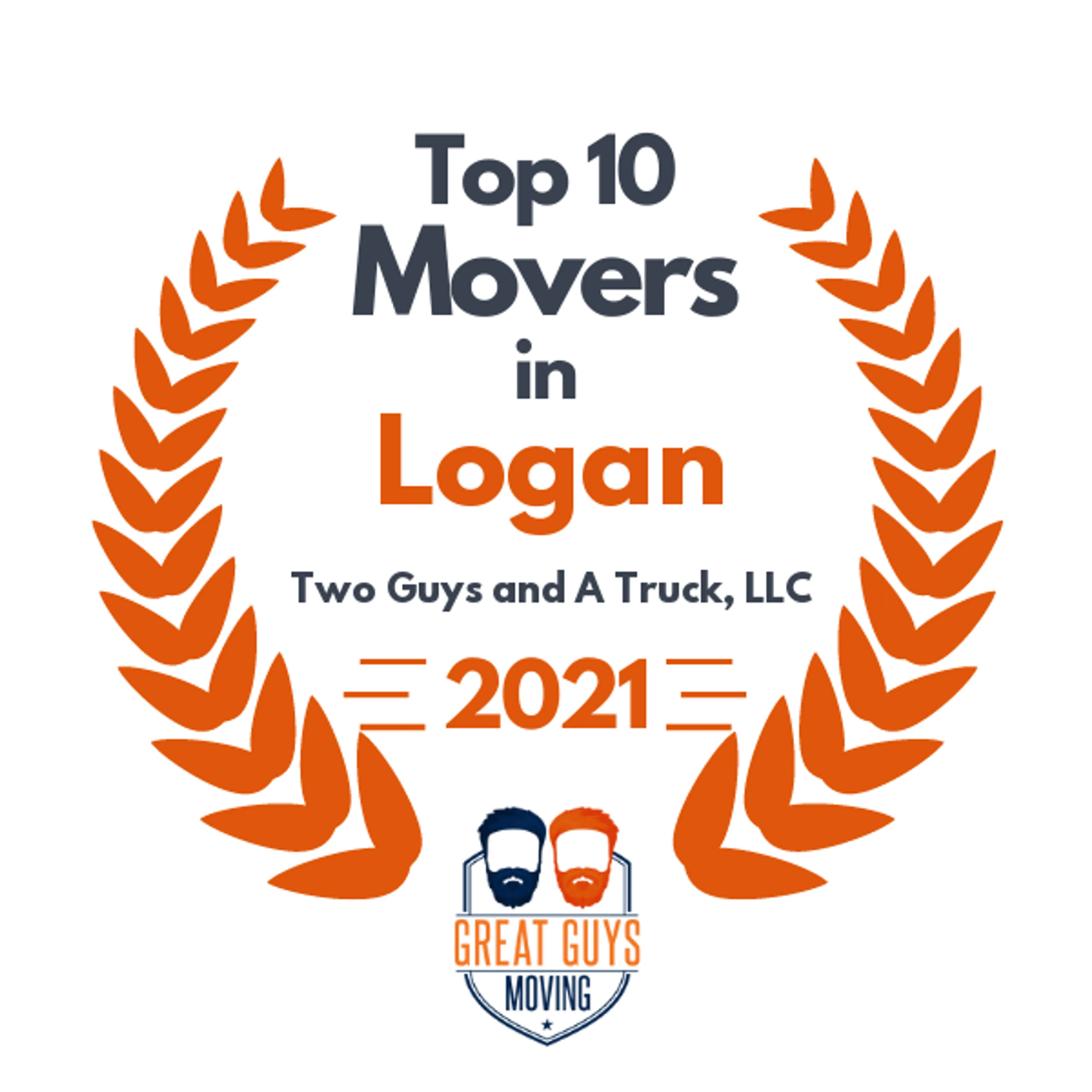 Top 10 Movers in Ogden, UT 2021 award