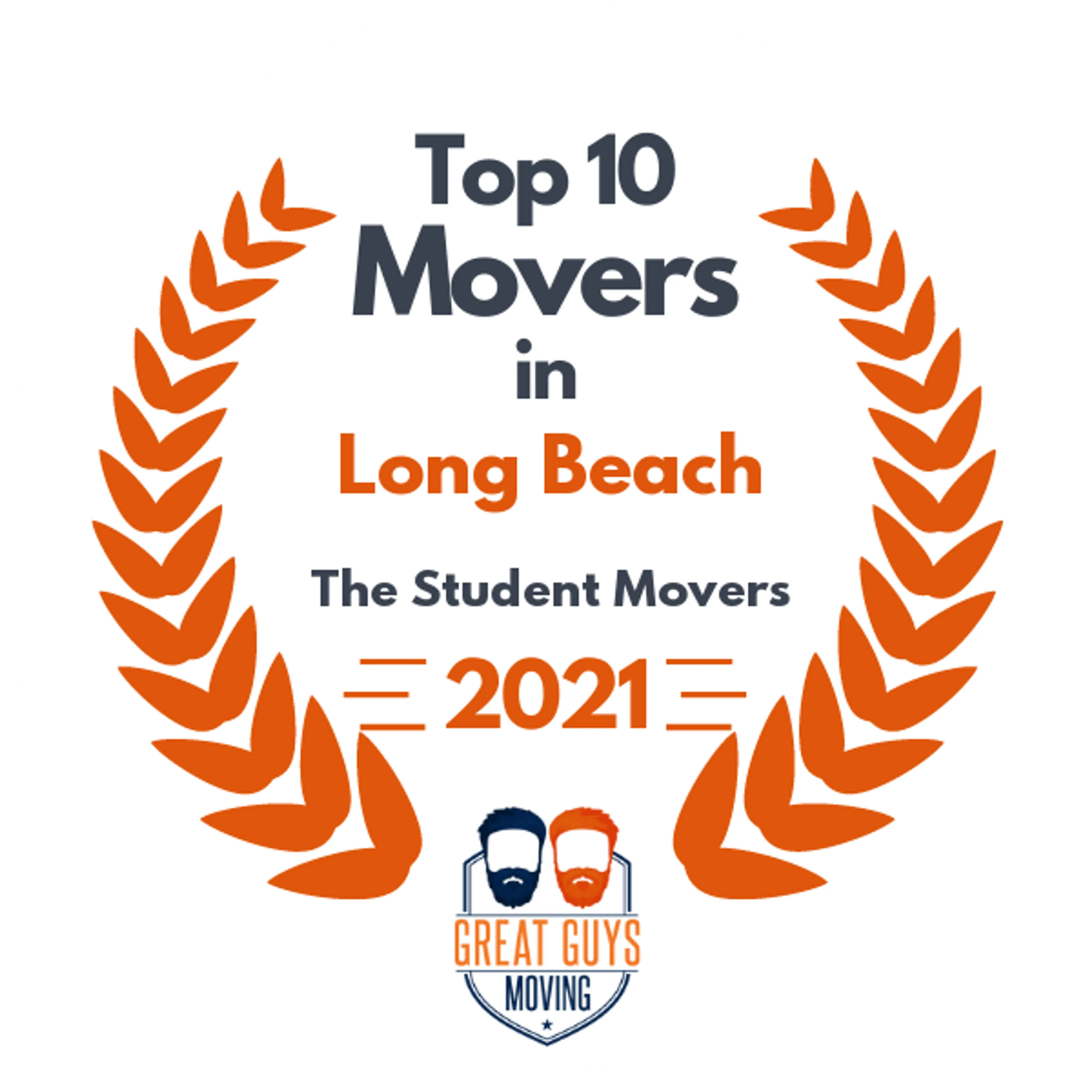 Top 10 Movers in Long Beach, CA 2021 award