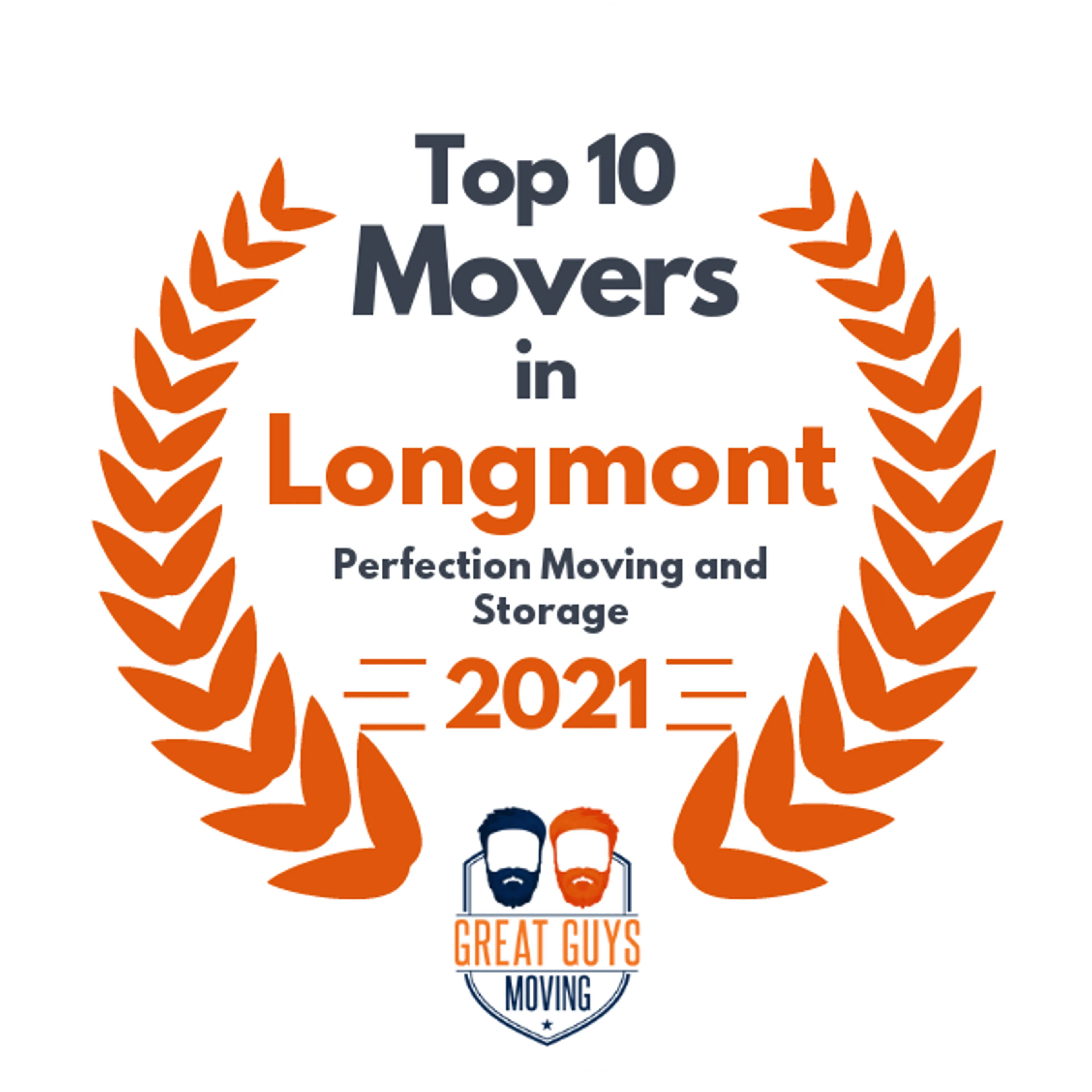 Top 10 Movers in Boulder, CO 2021 award