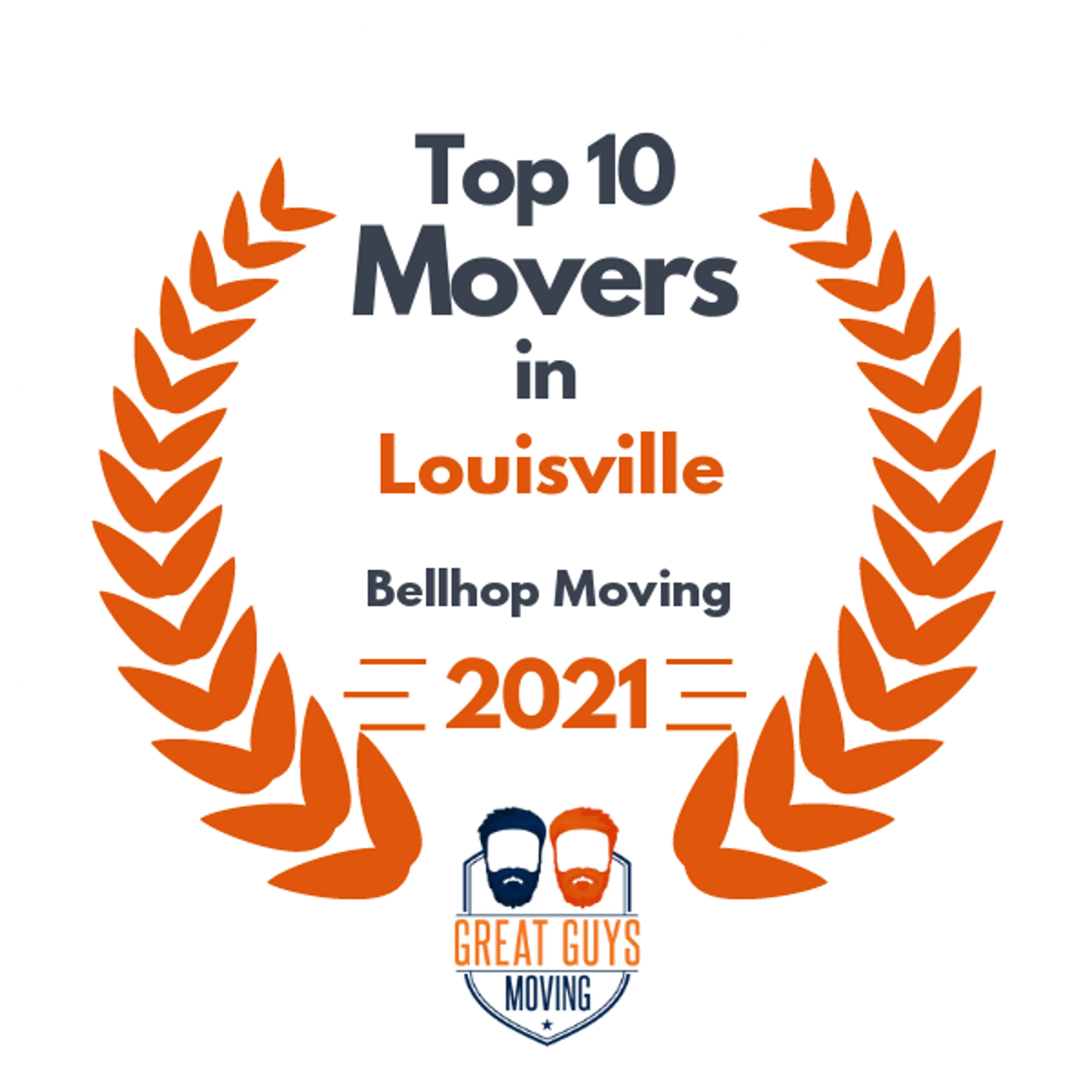 Top 10 Movers in Louisville, KY 2021 award