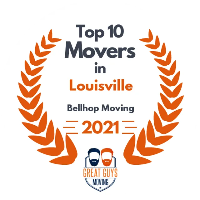 Top 10 Movers in Louisville, KY 2021 award