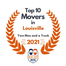 top 10 ranked movers in louisville 2021 two men and a truck image