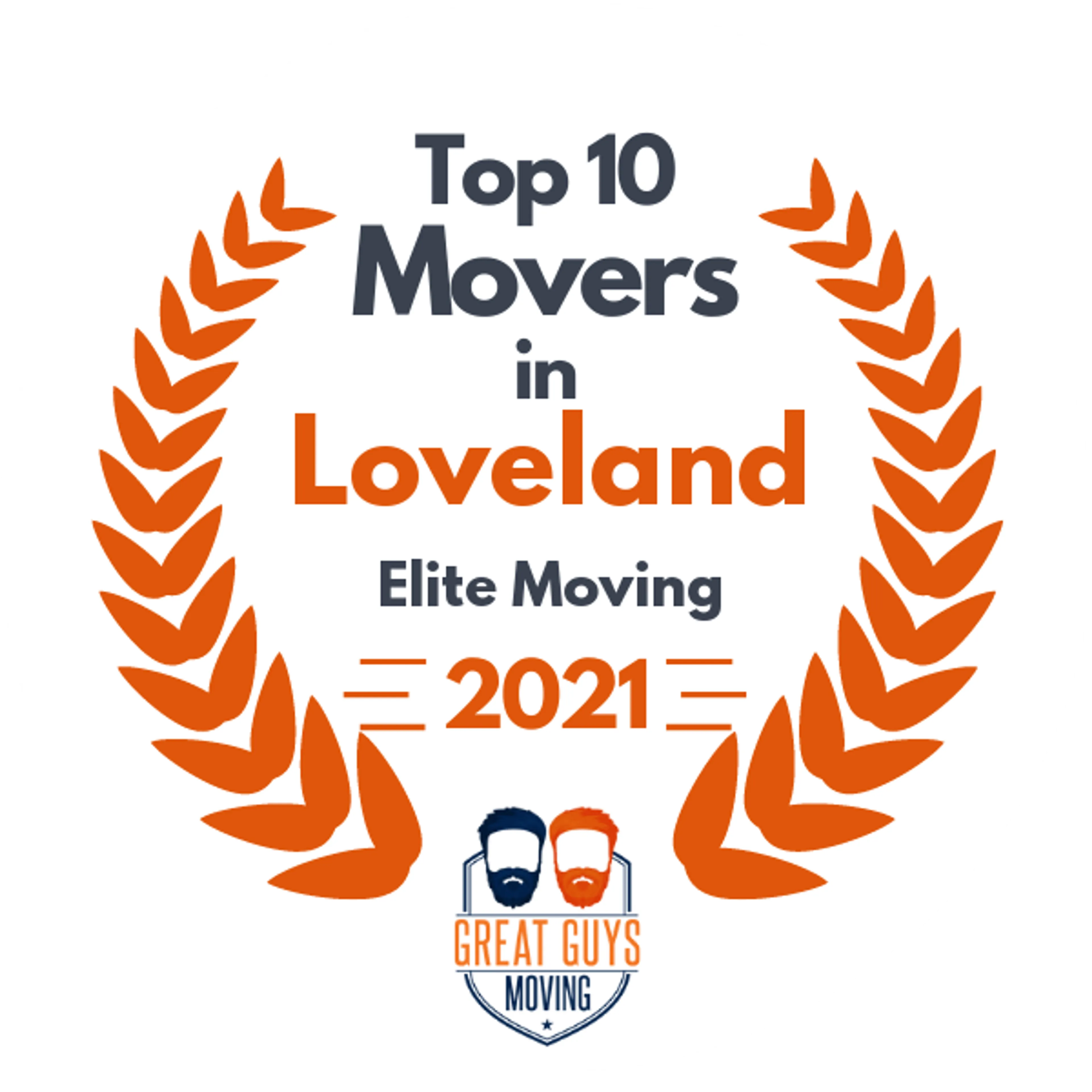 Top 10 Movers in Fort Collins, CO 2021 award