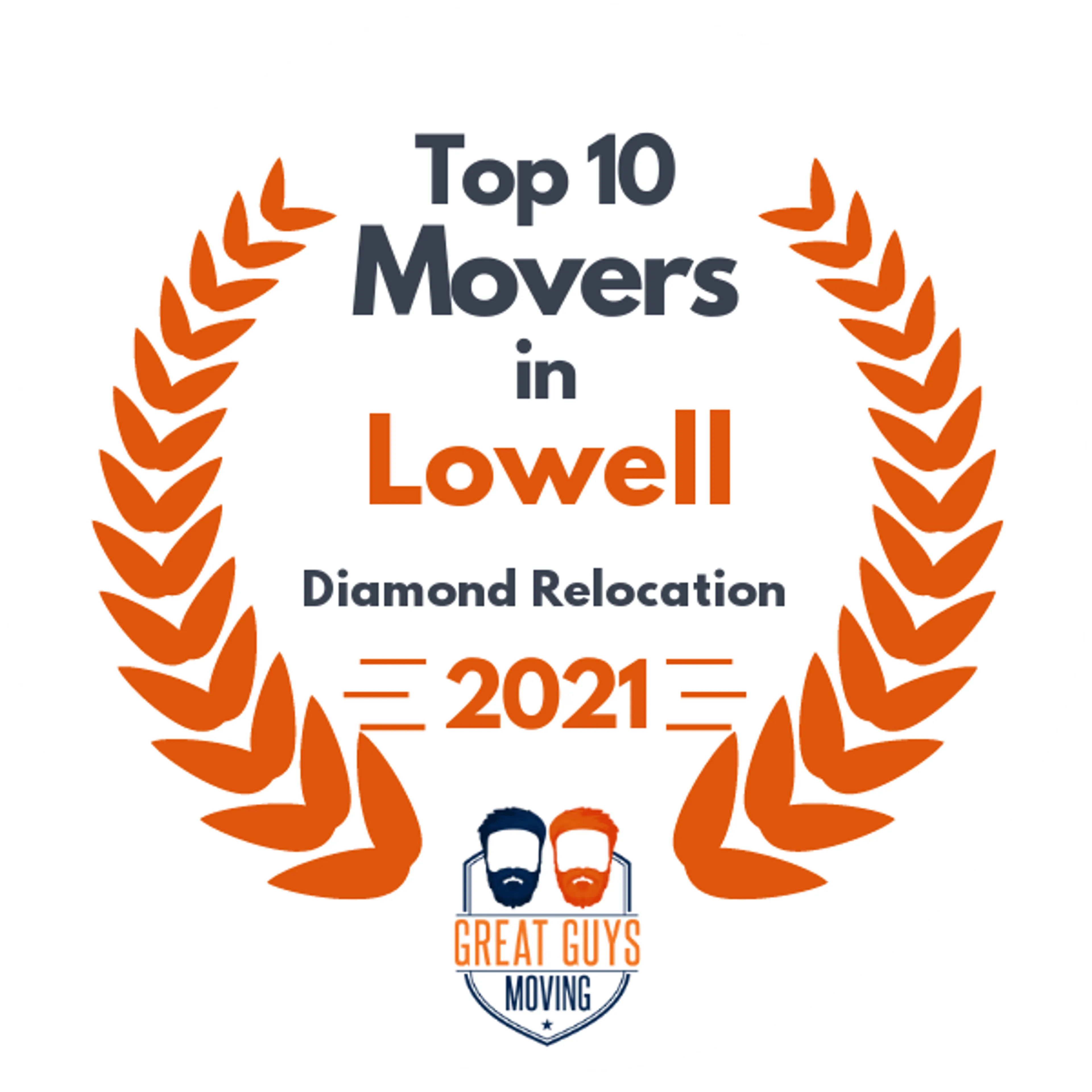 Top 10 Movers in Lowell, MA 2021 award