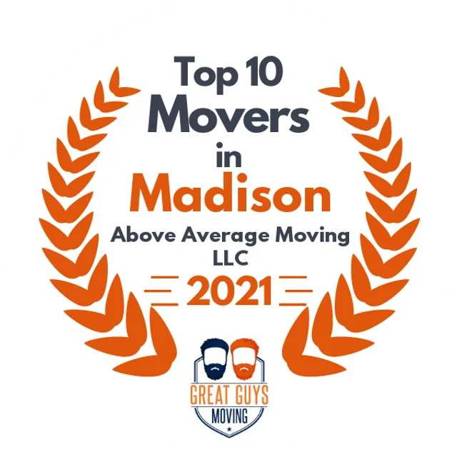 Top 10 Movers in Madison, WI 2021 award