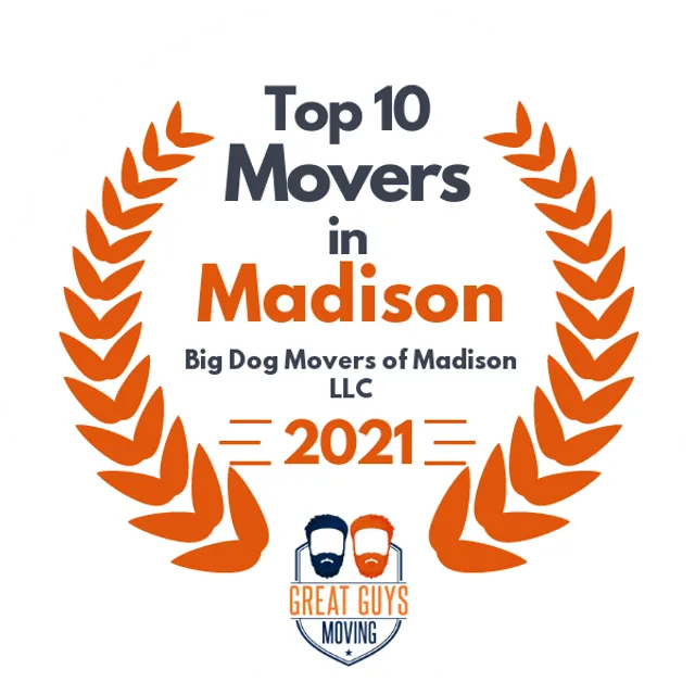 Top 10 Movers in Milwaukee, WI 2021 award