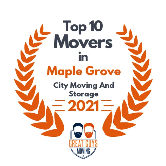 Top 10 Movers in Minneapolis, MN 2021 award