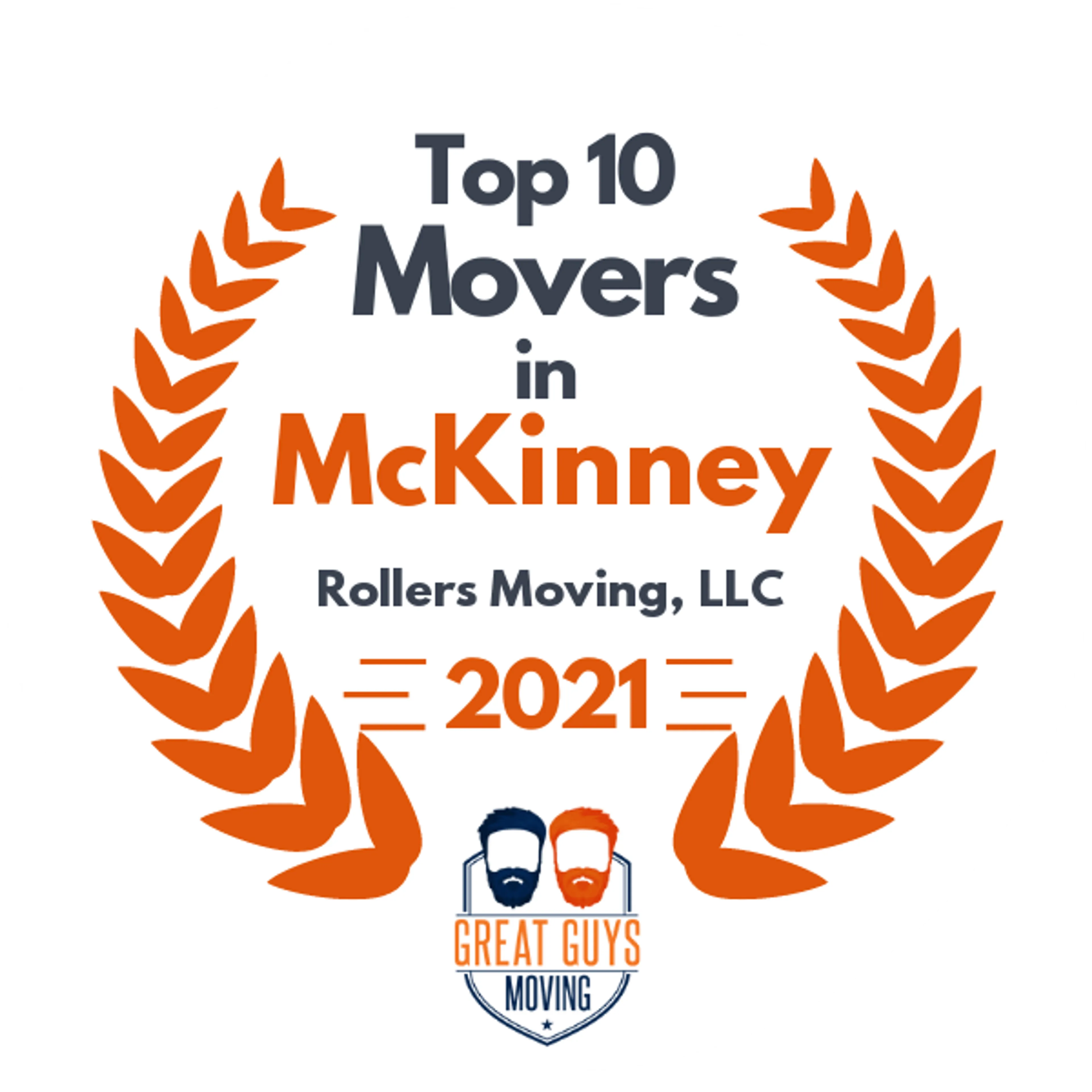 Top 10 Movers in Plano, TX 2021 award