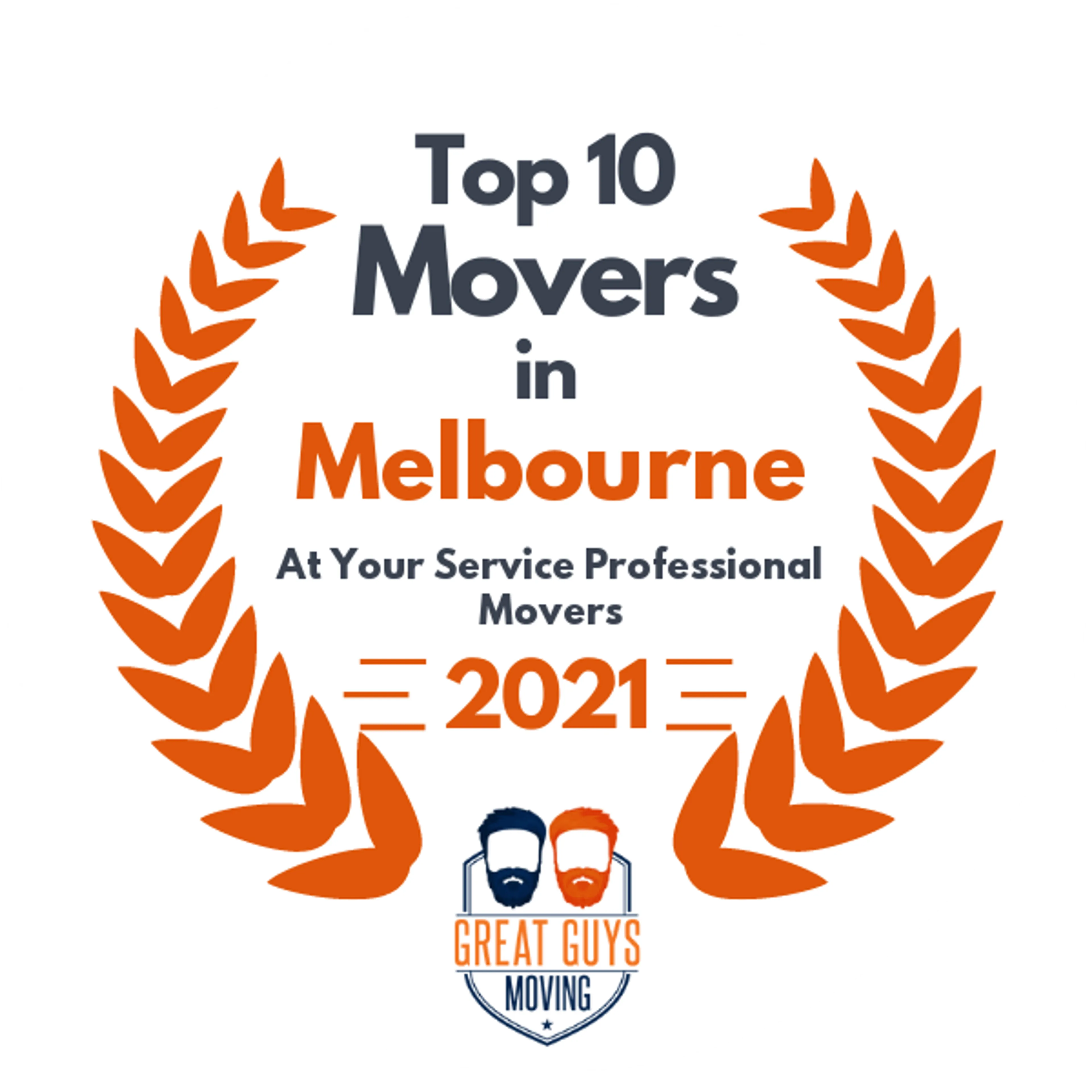 Top 10 Movers in Palm Bay, FL 2021 award