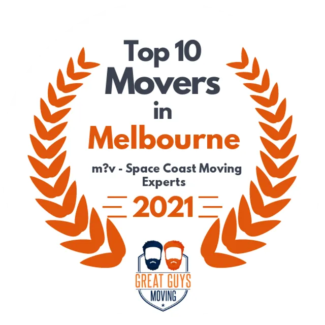 Top 10 Movers in Palm Bay, FL 2021 award