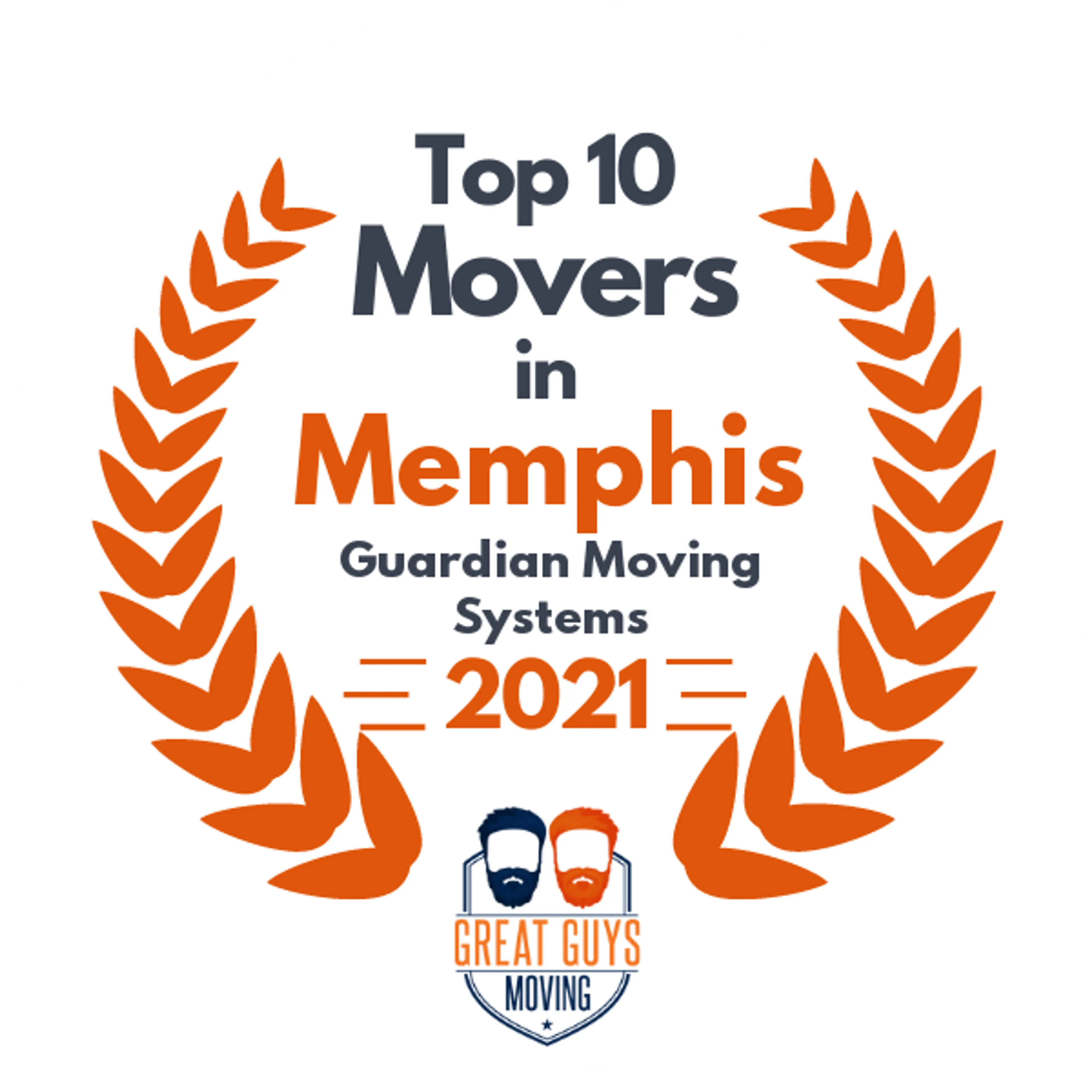 Top 10 Movers in Memphis, TN 2021 award