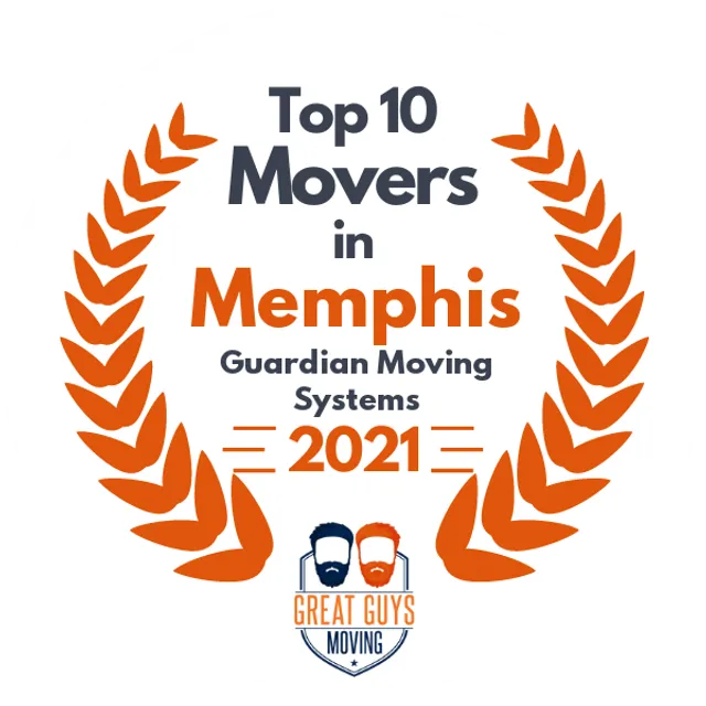 Top 10 Movers in Memphis, TN 2021 award