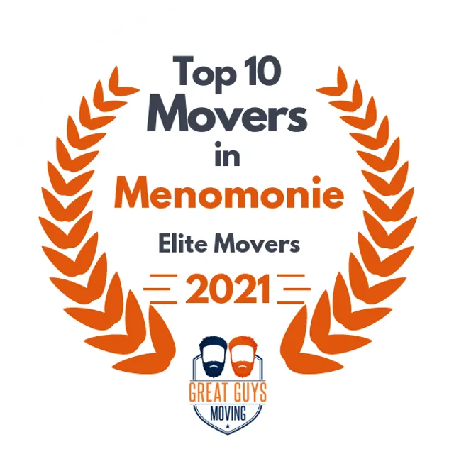 Top 10 Movers in Eau Claire, WI 2021 award