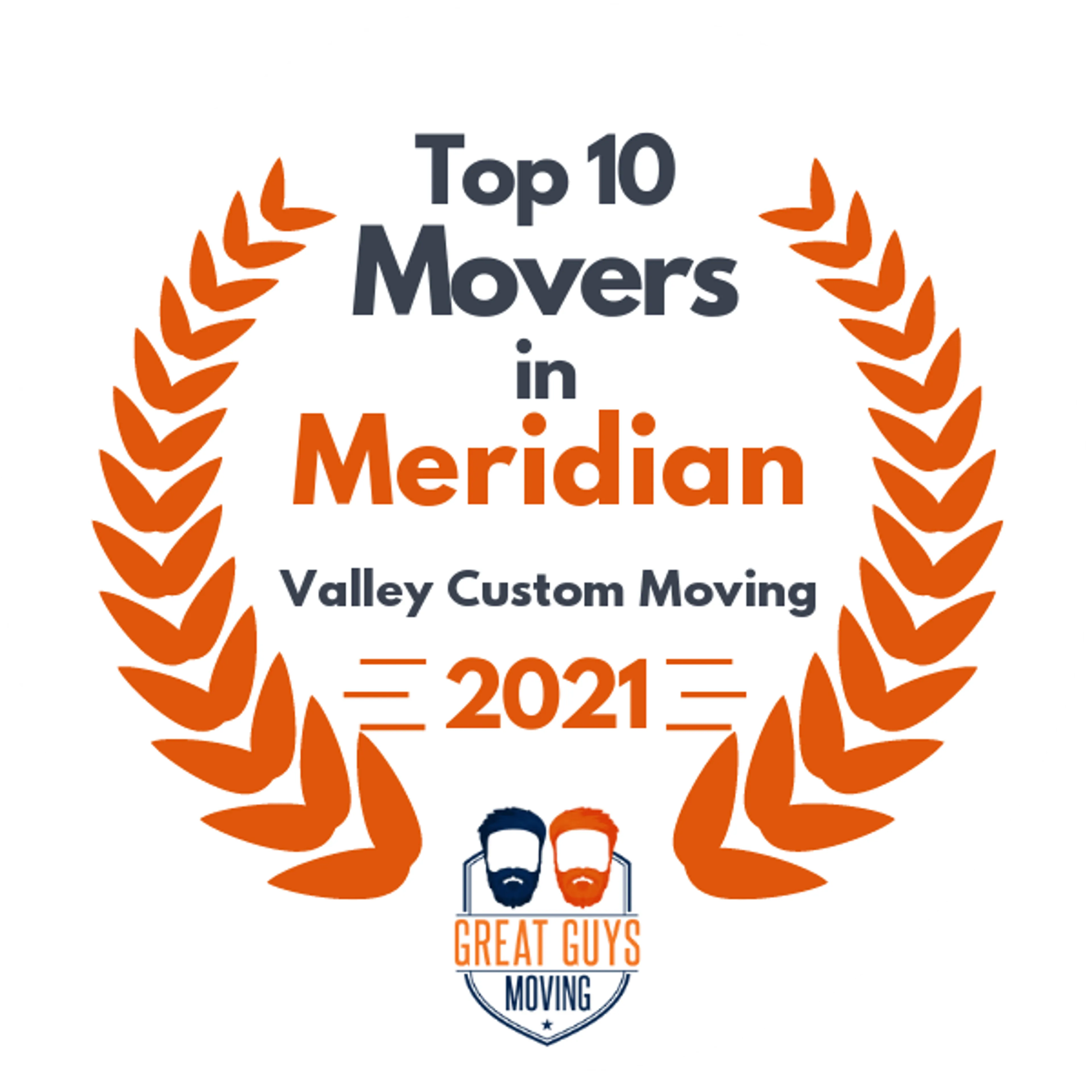 Top 10 Movers in Boise, ID 2021 award