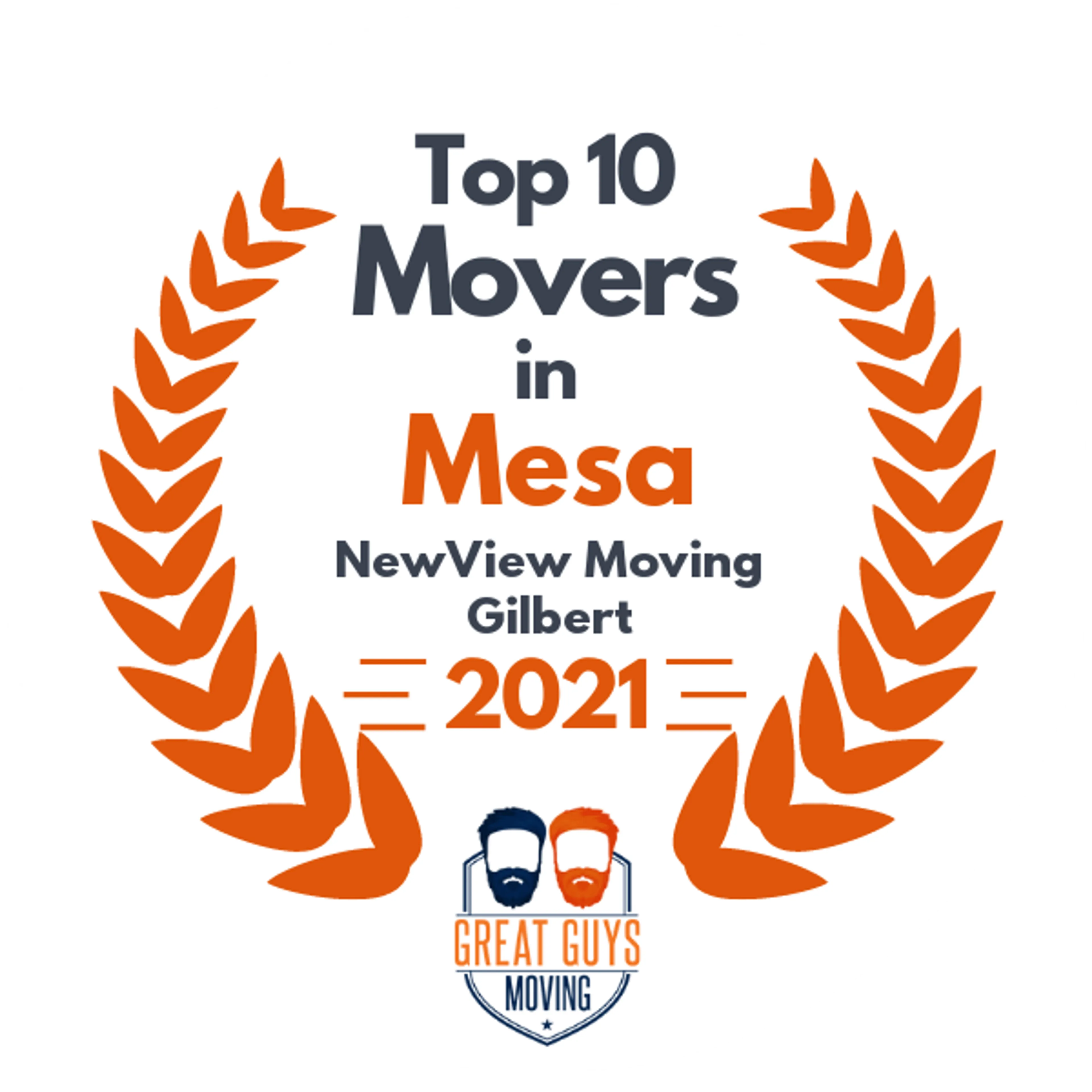 Top 10 Movers in Buckeye, AZ 2021 award