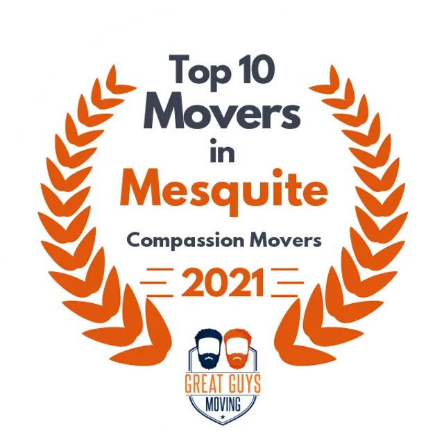 Top 10 Movers in Dallas, TX 2021 award