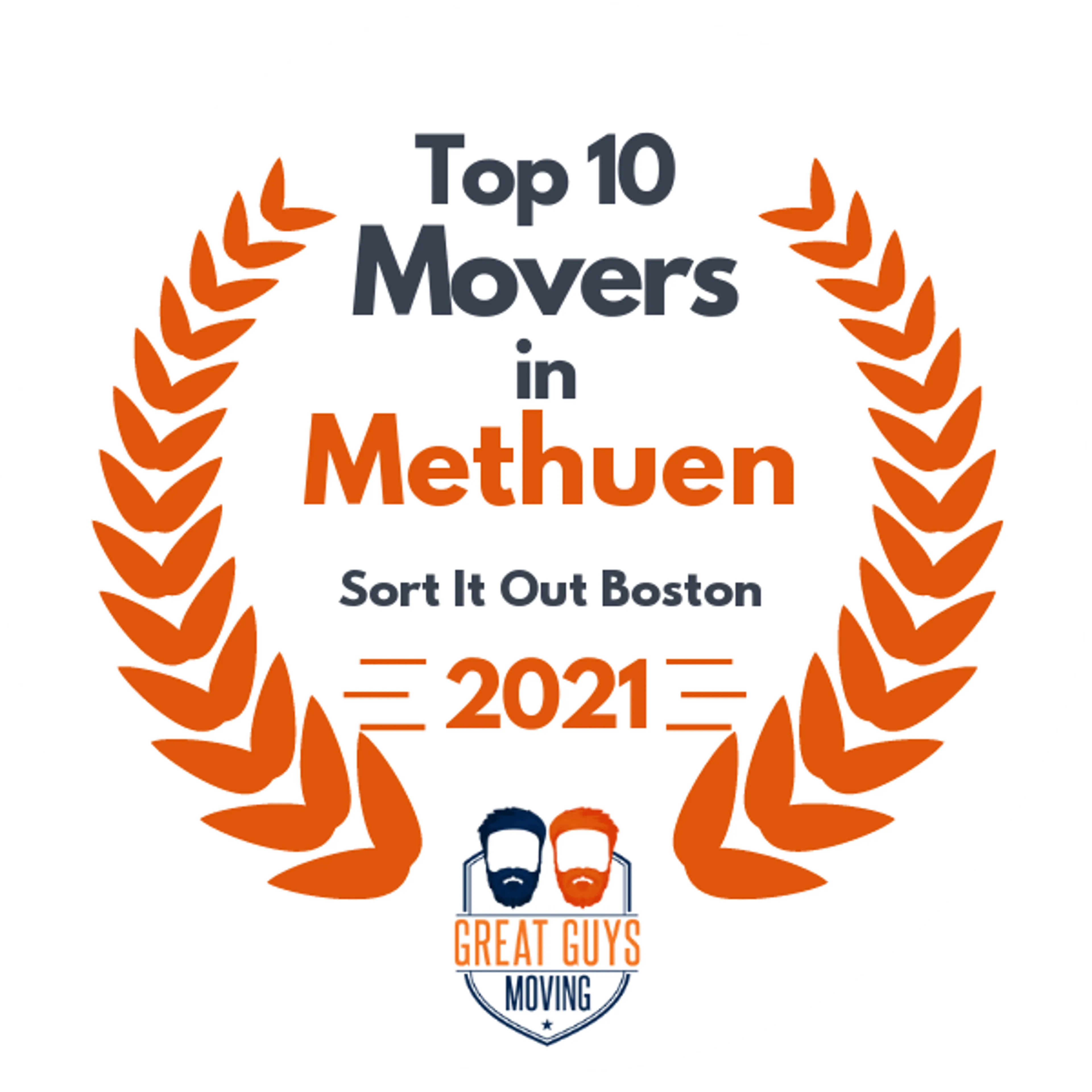 Top 10 Movers in Lawrence, MA 2021 award