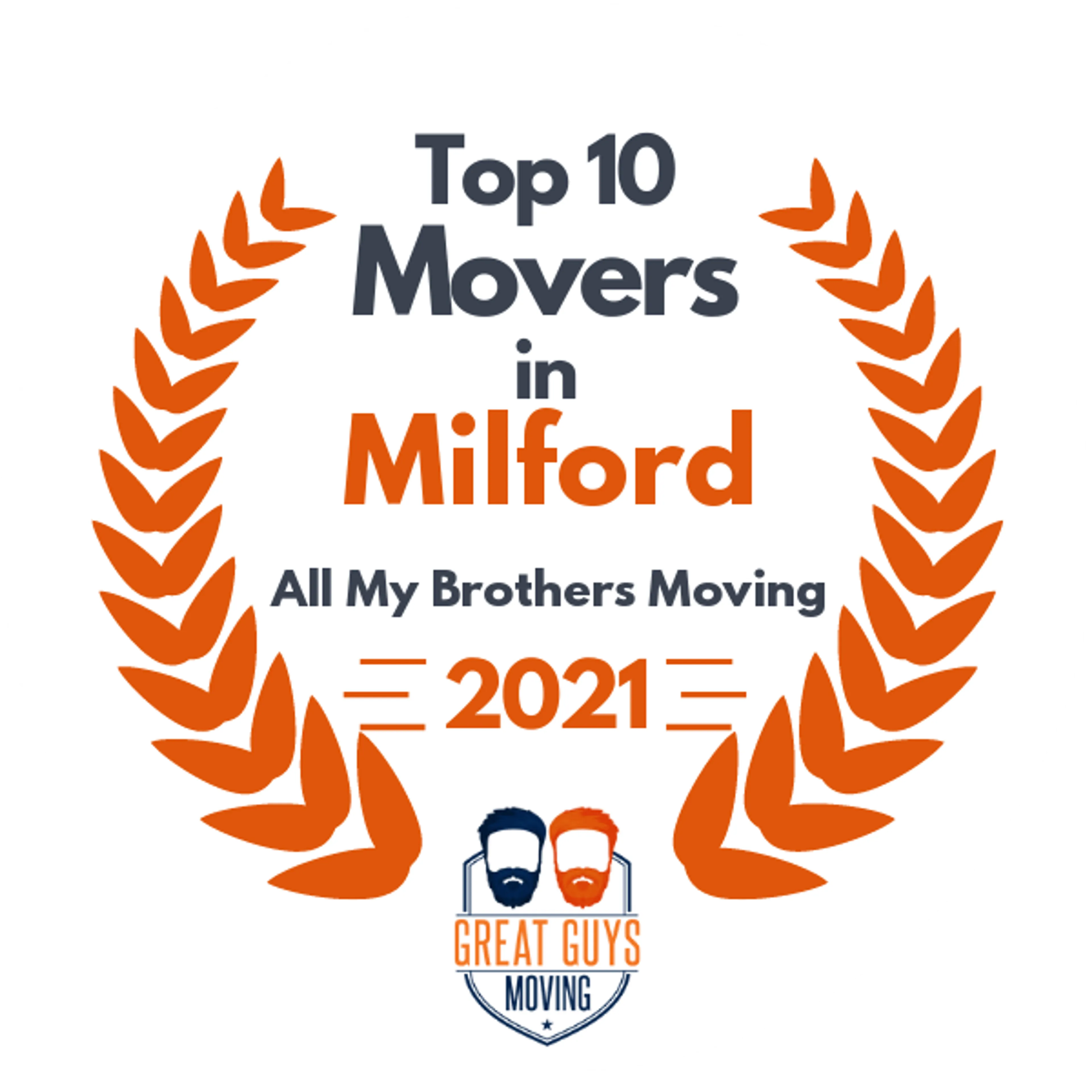 Top 10 Movers in Bridgeport, CT 2021 award