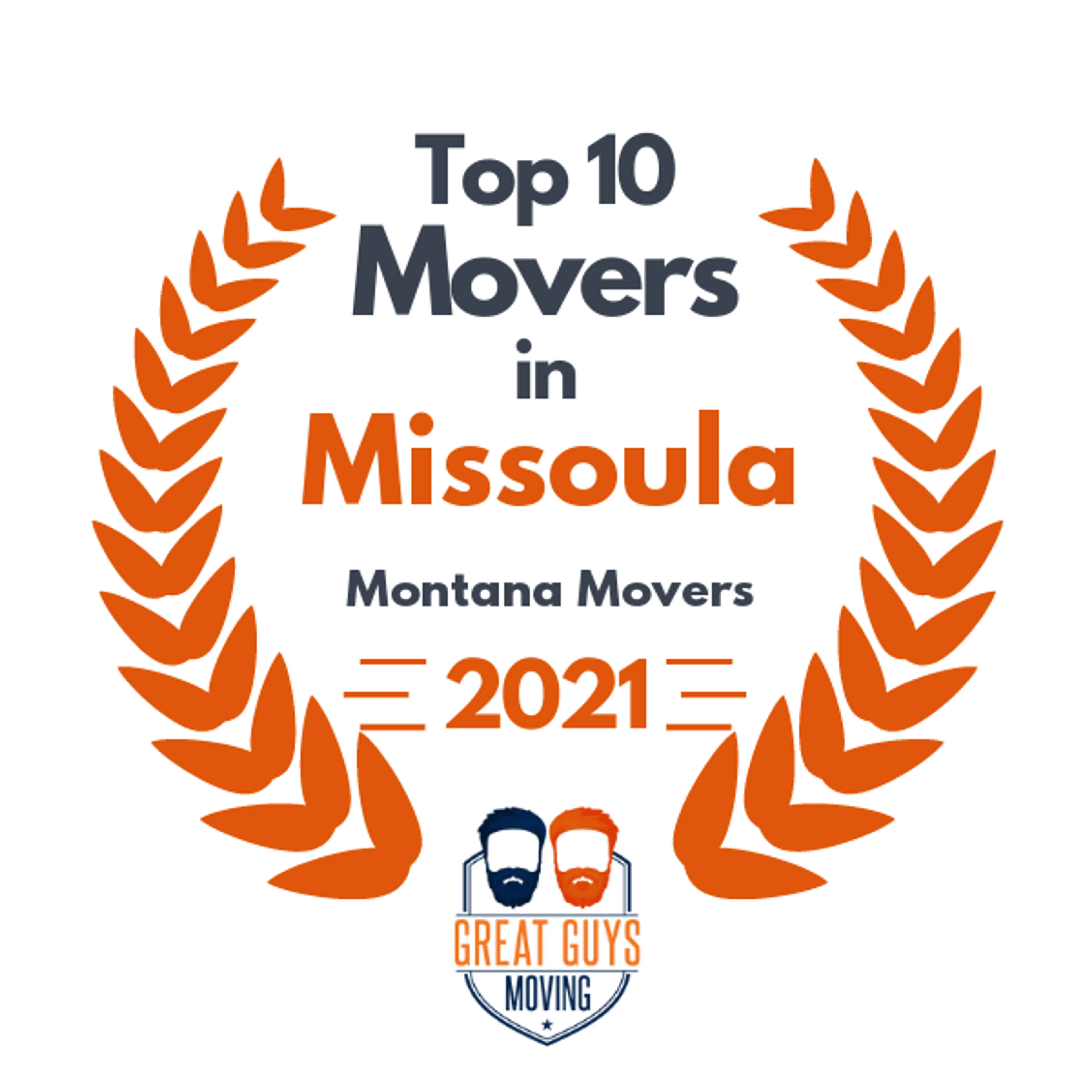 Top 10 Movers in Missoula, MT 2021 award
