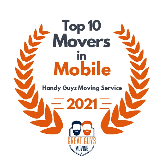 Top 10 Movers in Mobile, AL 2021 award