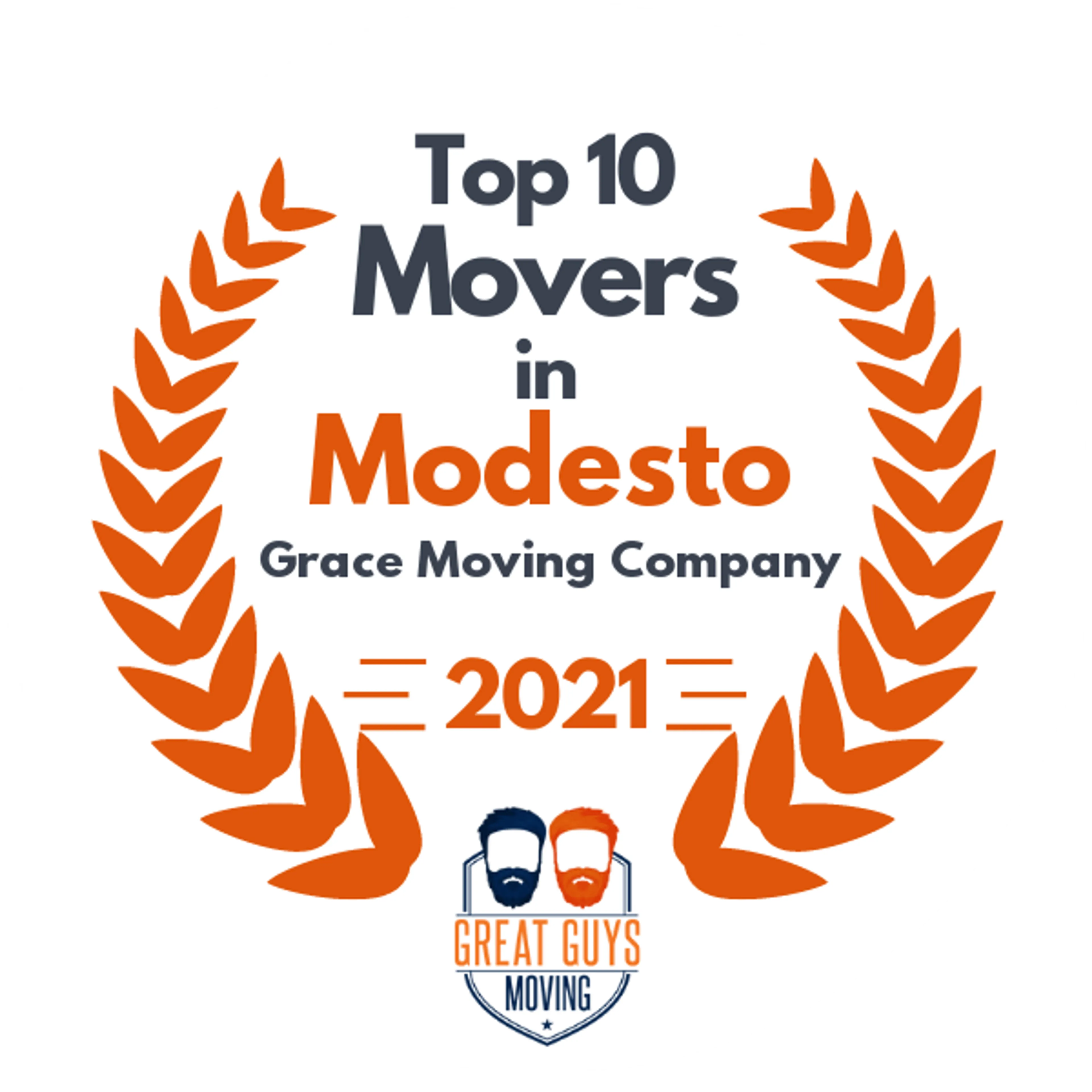 Top 10 Movers in Fresno, CA 2021 award