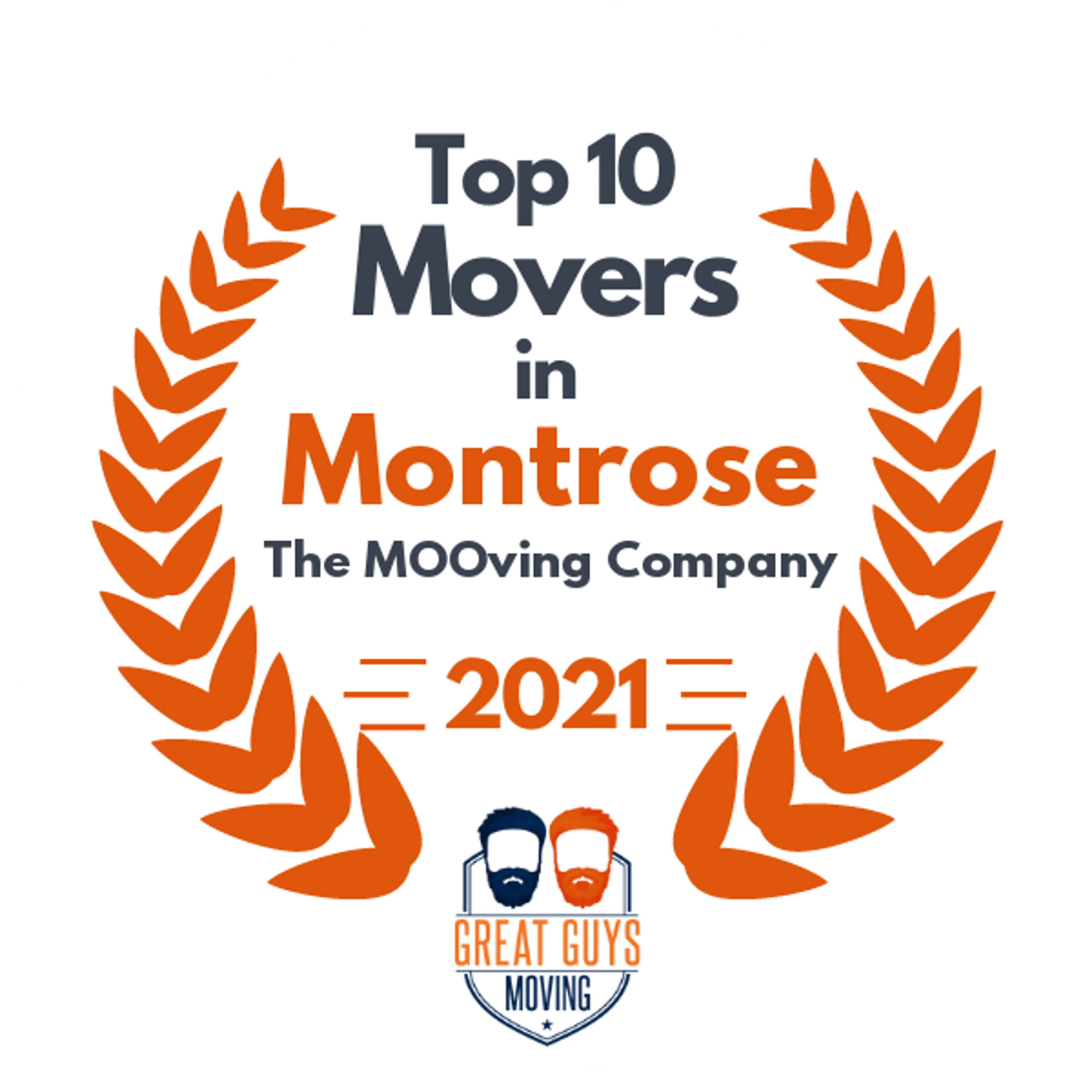 Top 10 Movers in Montrose, CO 2021 award