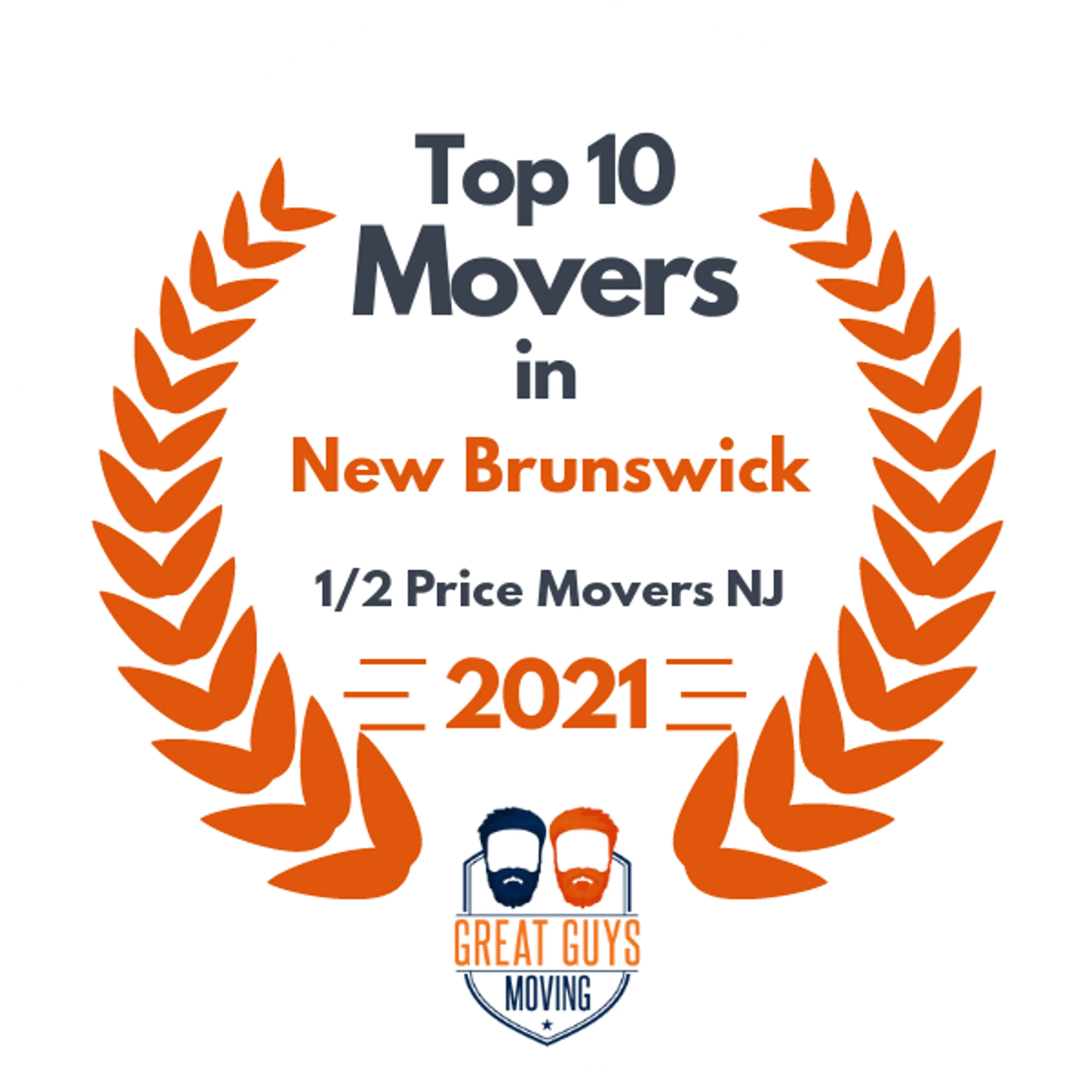 Top 10 Movers in Trenton, NJ 2021 award