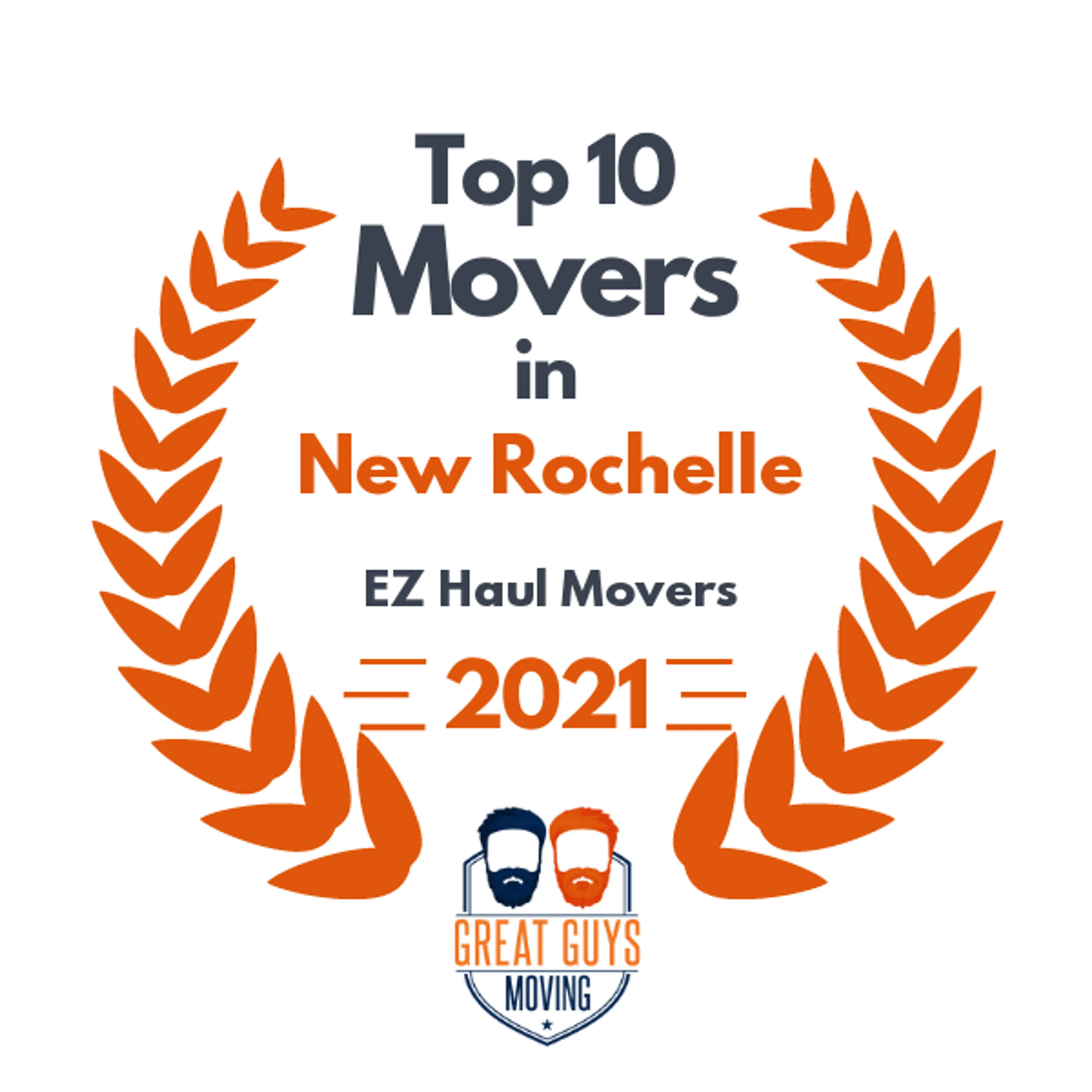 Top 10 Movers in Yonkers, NY 2021 award