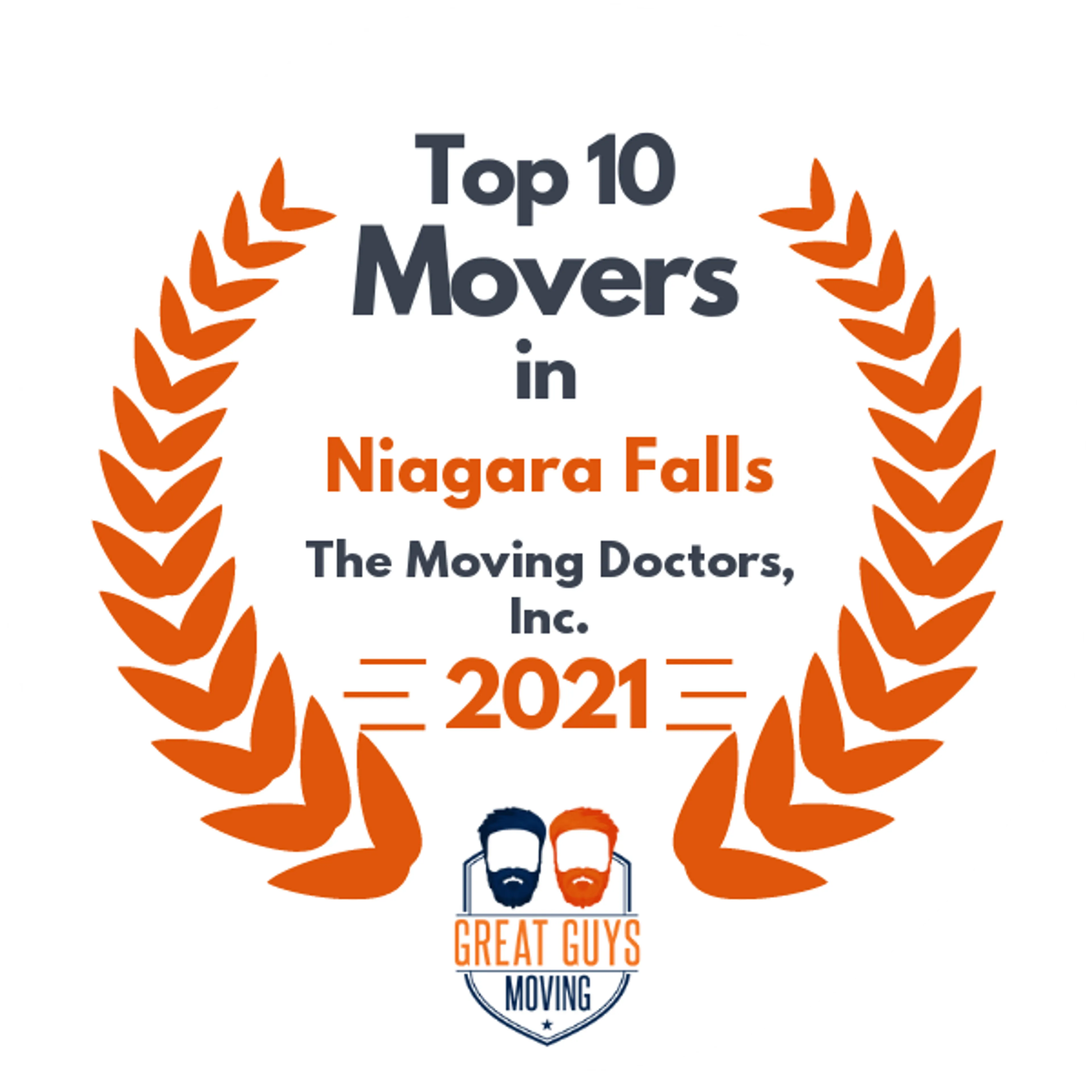 Top 10 Movers in Buffalo, NY 2021 award