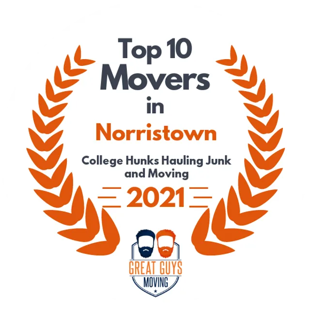 Top 10 Movers in Philadelphia, PA 2021 award