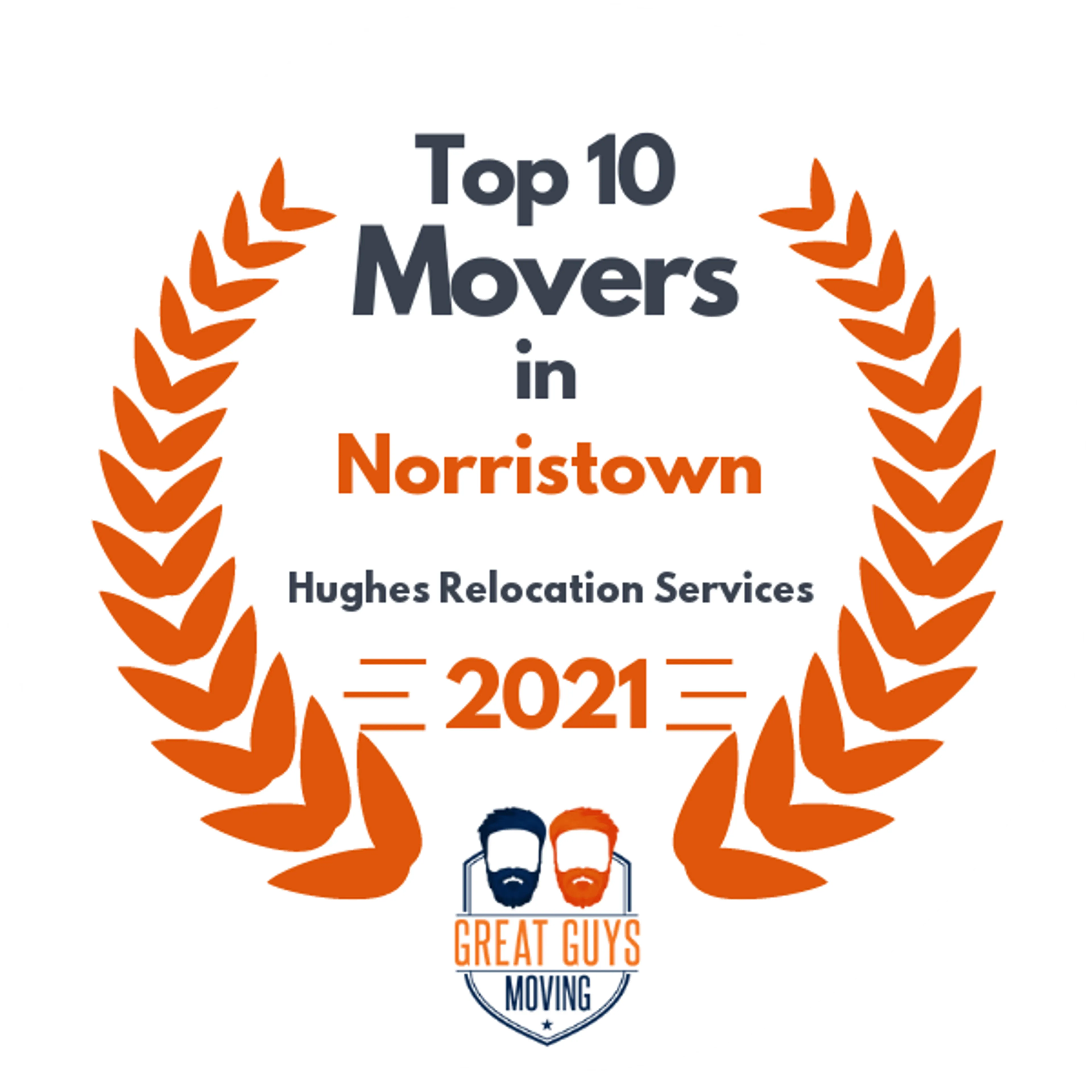Top 10 Movers in Philadelphia, PA 2021 award