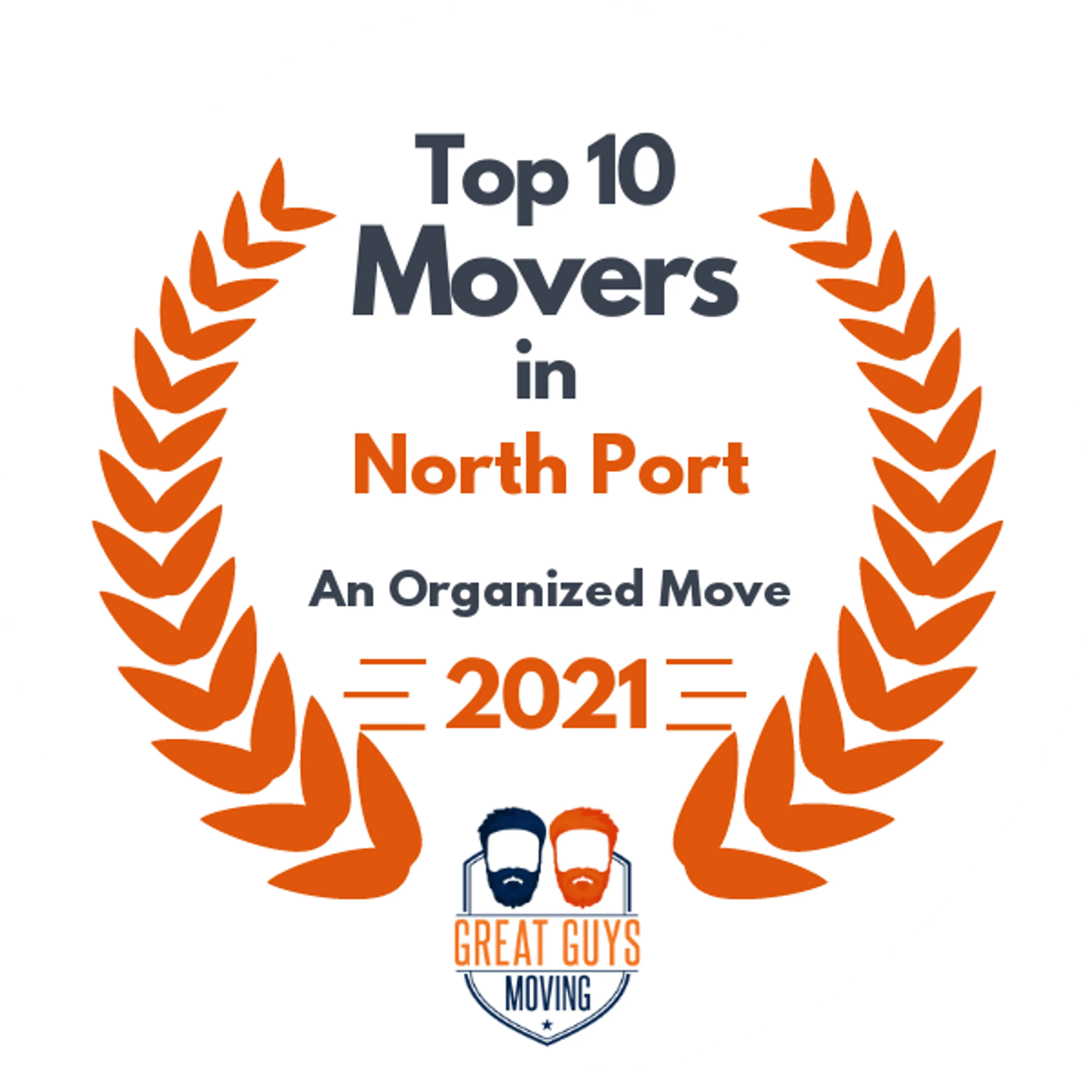 Top 10 Movers in North Port, FL 2021 award
