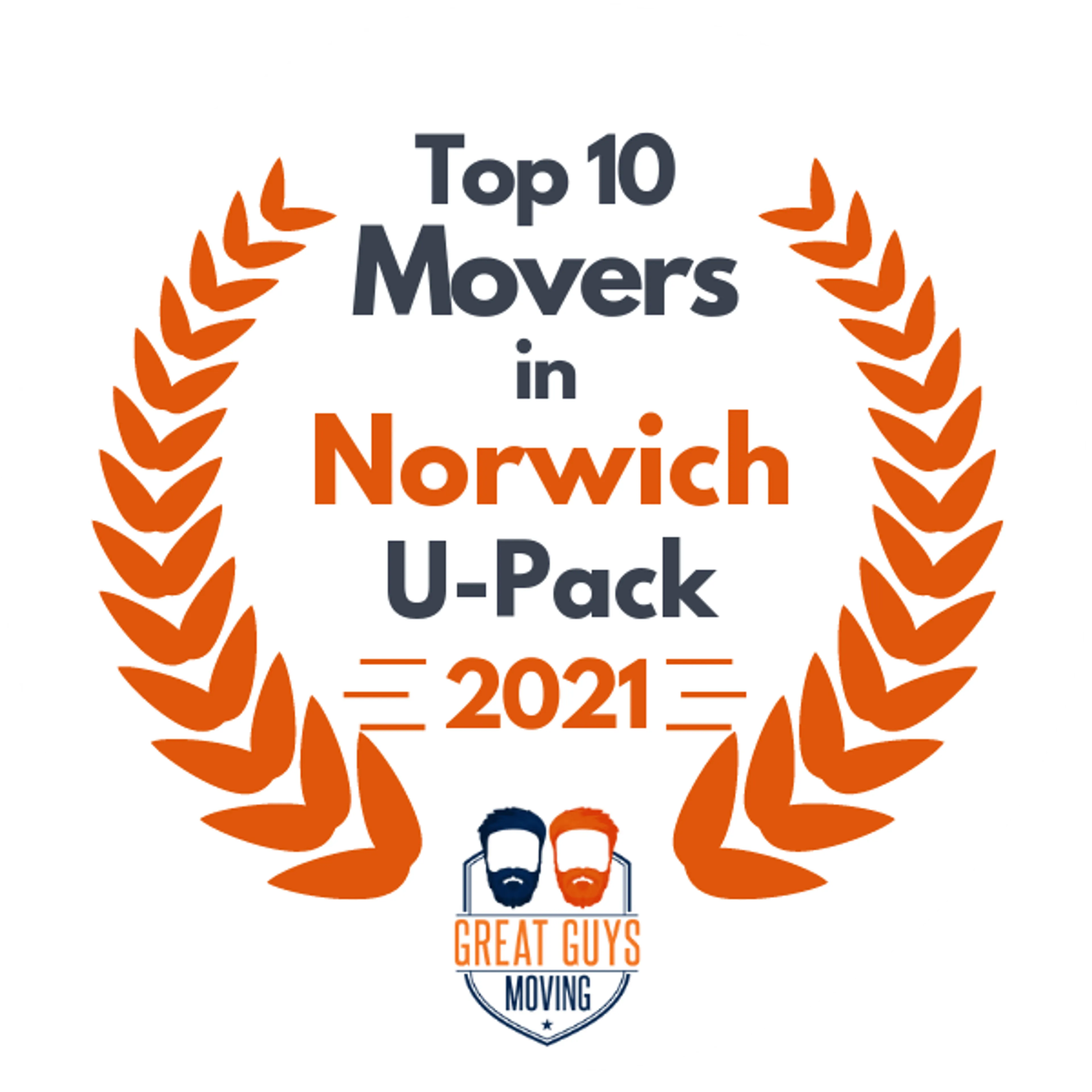 Top 10 Movers in Hartford, CT 2021 award