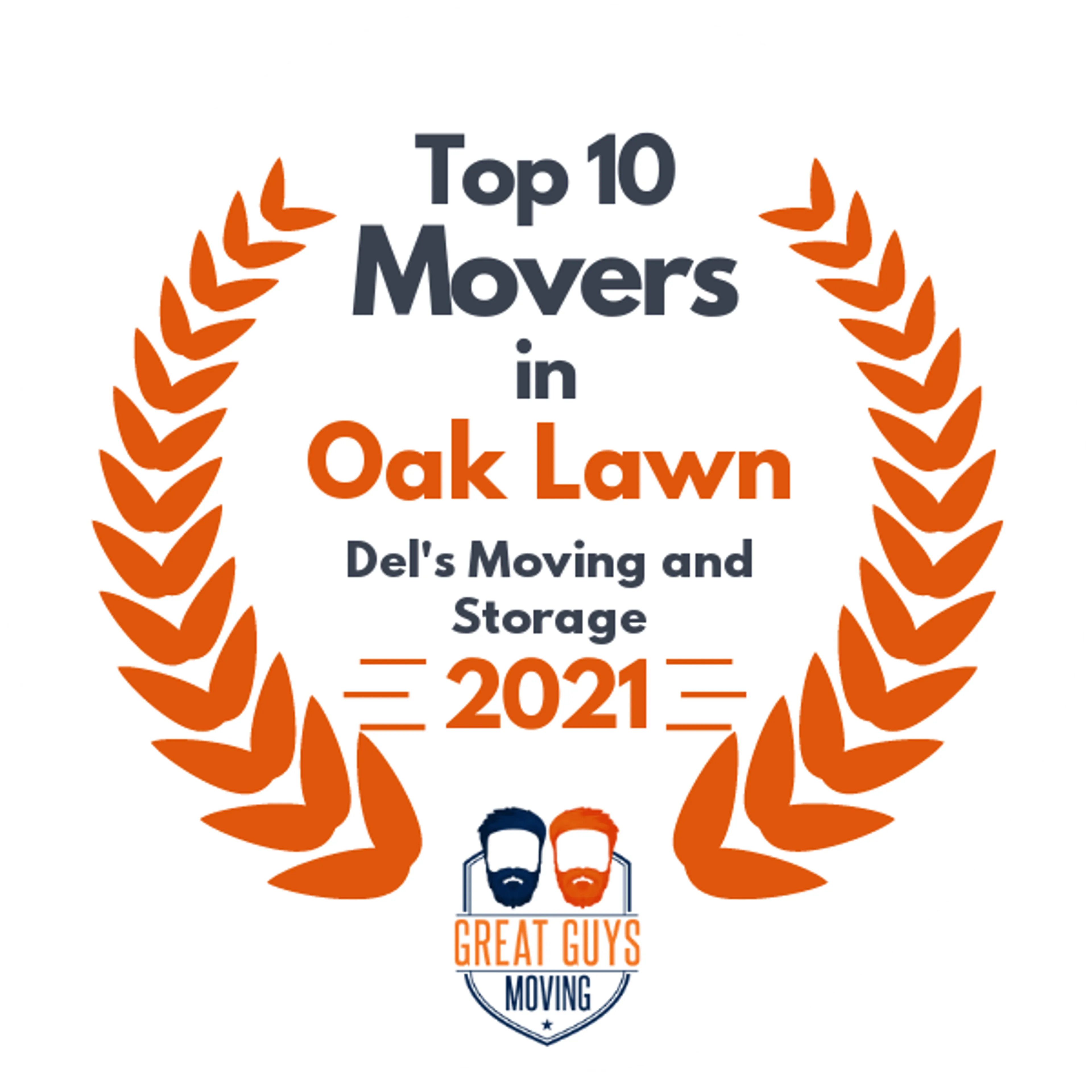 Top 10 Movers in Cicero, IL 2021 award