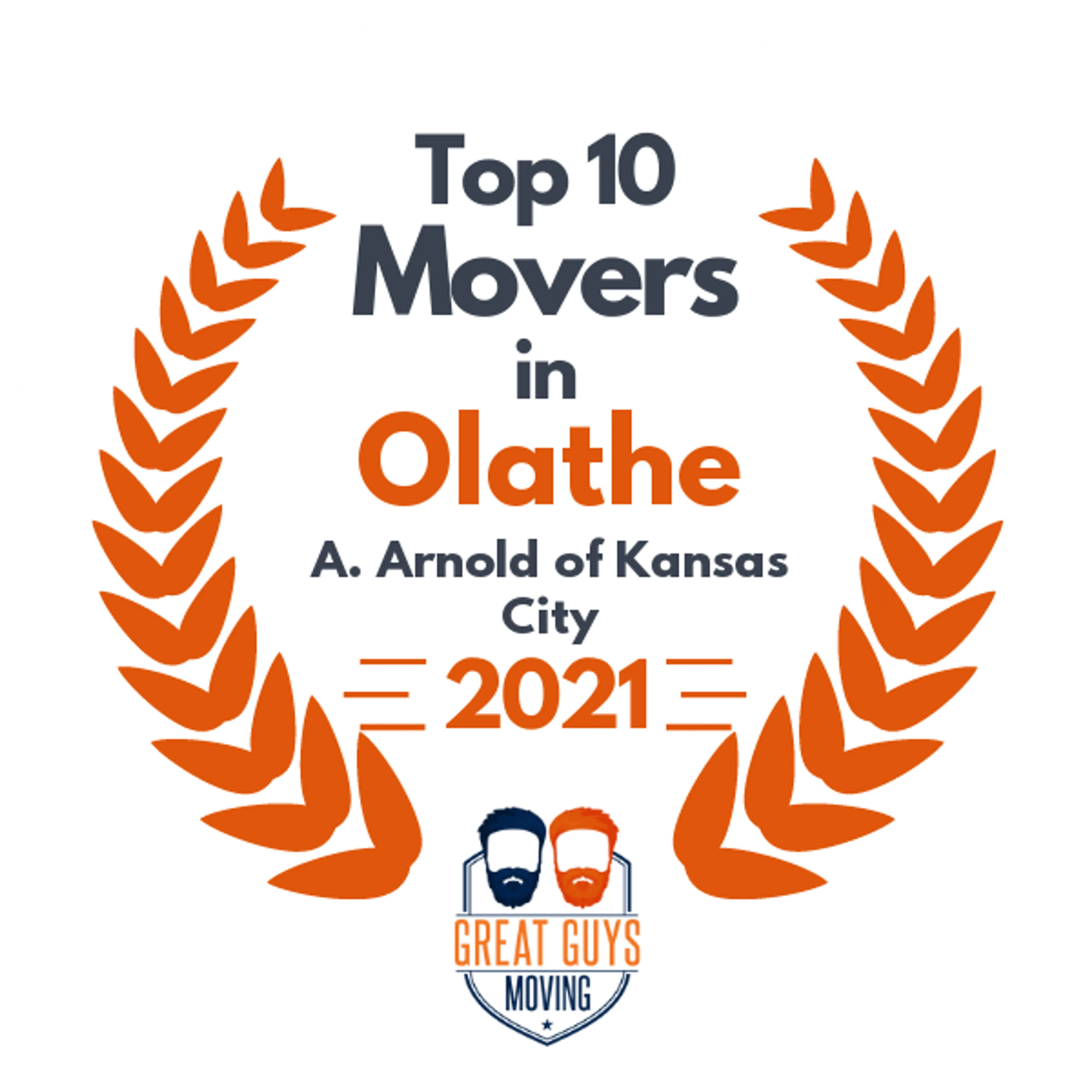 Top 10 Movers in Kansas City, MO 2021 award