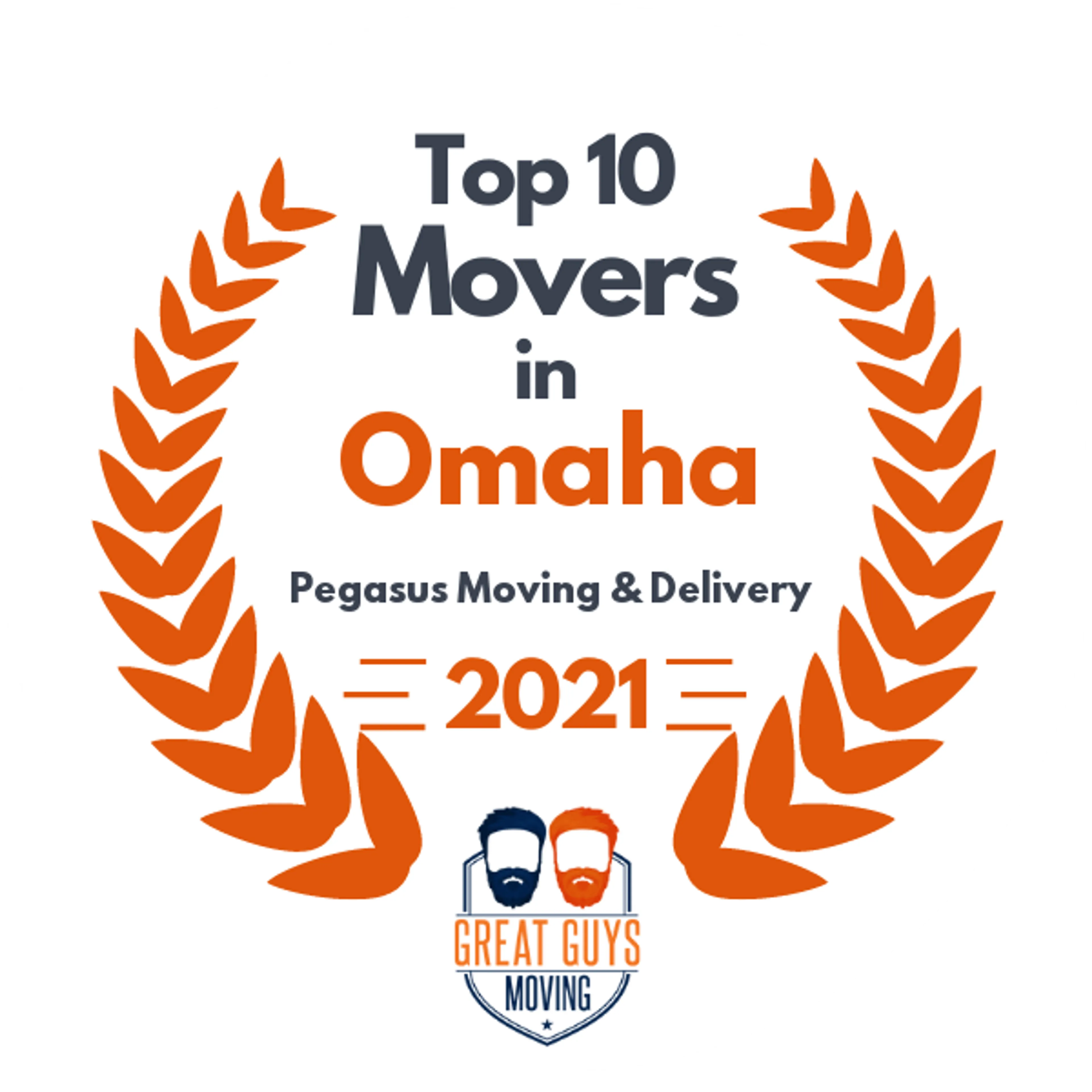 Top 10 Movers in Omaha, NE 2021 award
