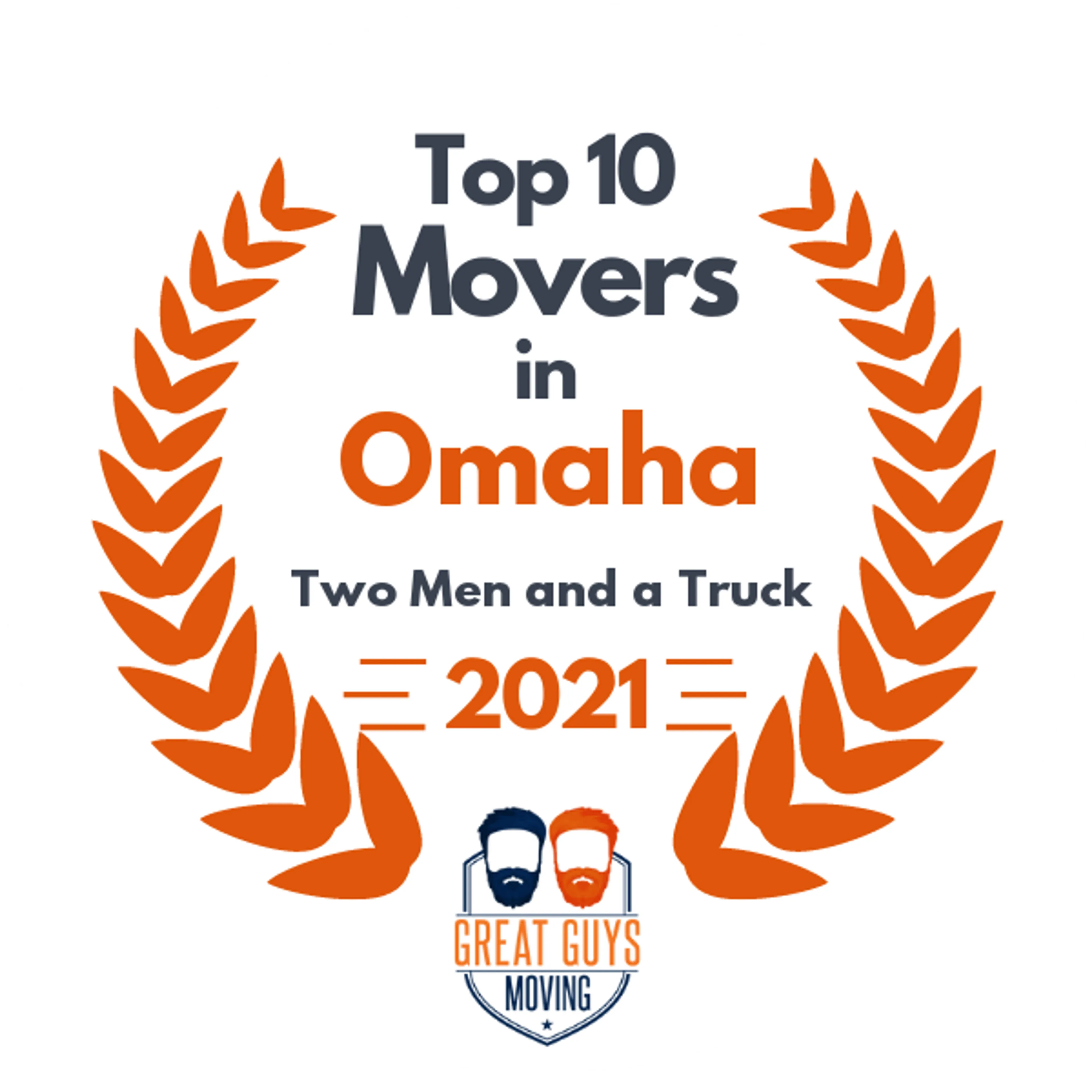 Top 10 Movers in Omaha, NE 2021 award