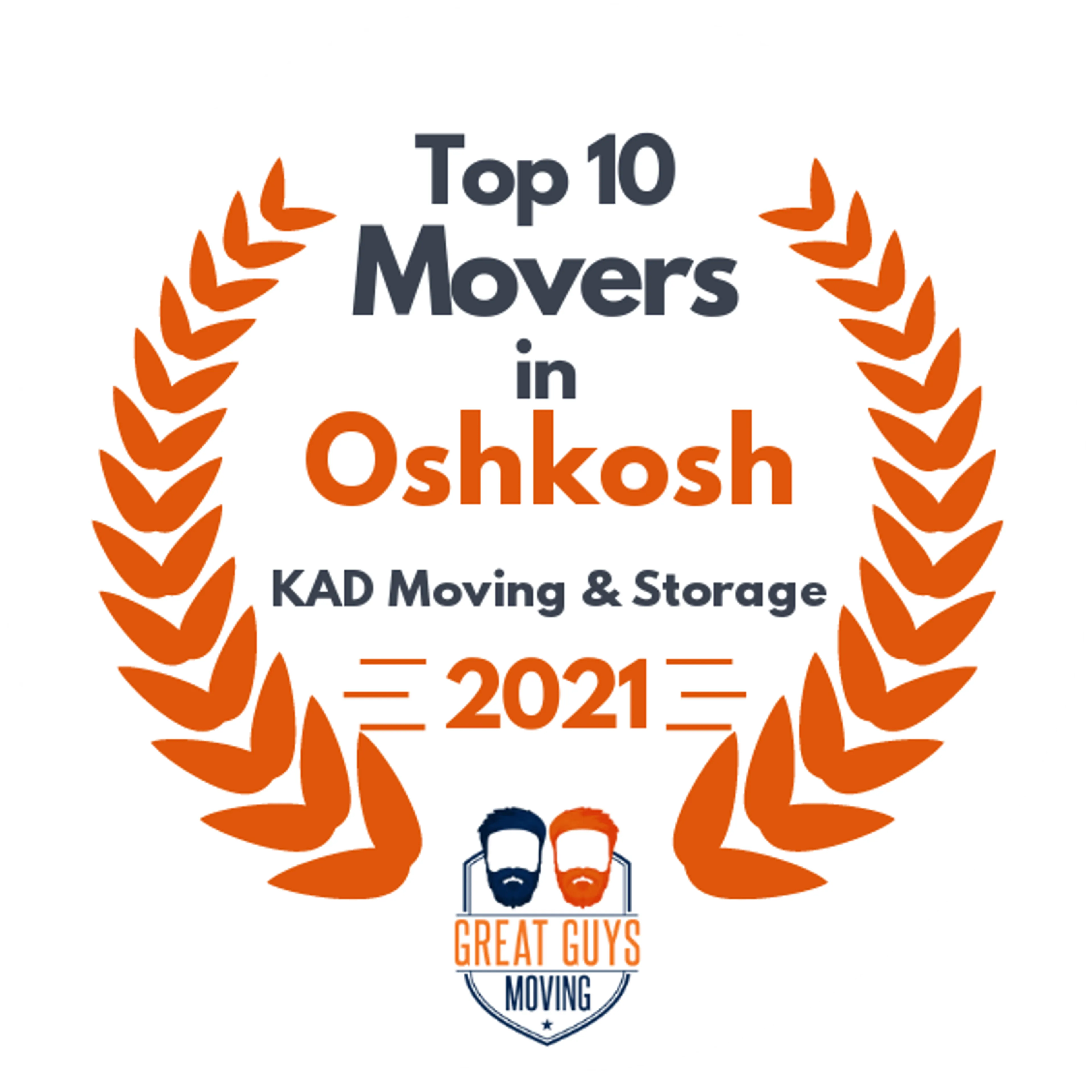 Top 10 Movers in Milwaukee, WI 2021 award