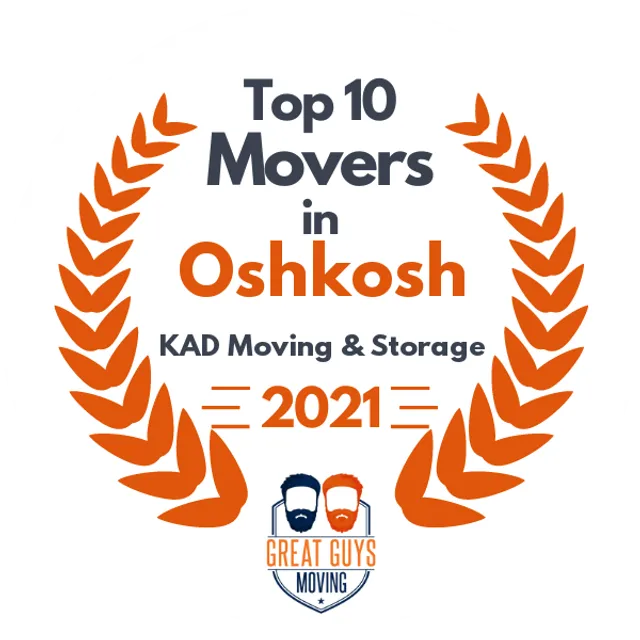 Top 10 Movers in Milwaukee, WI 2021 award