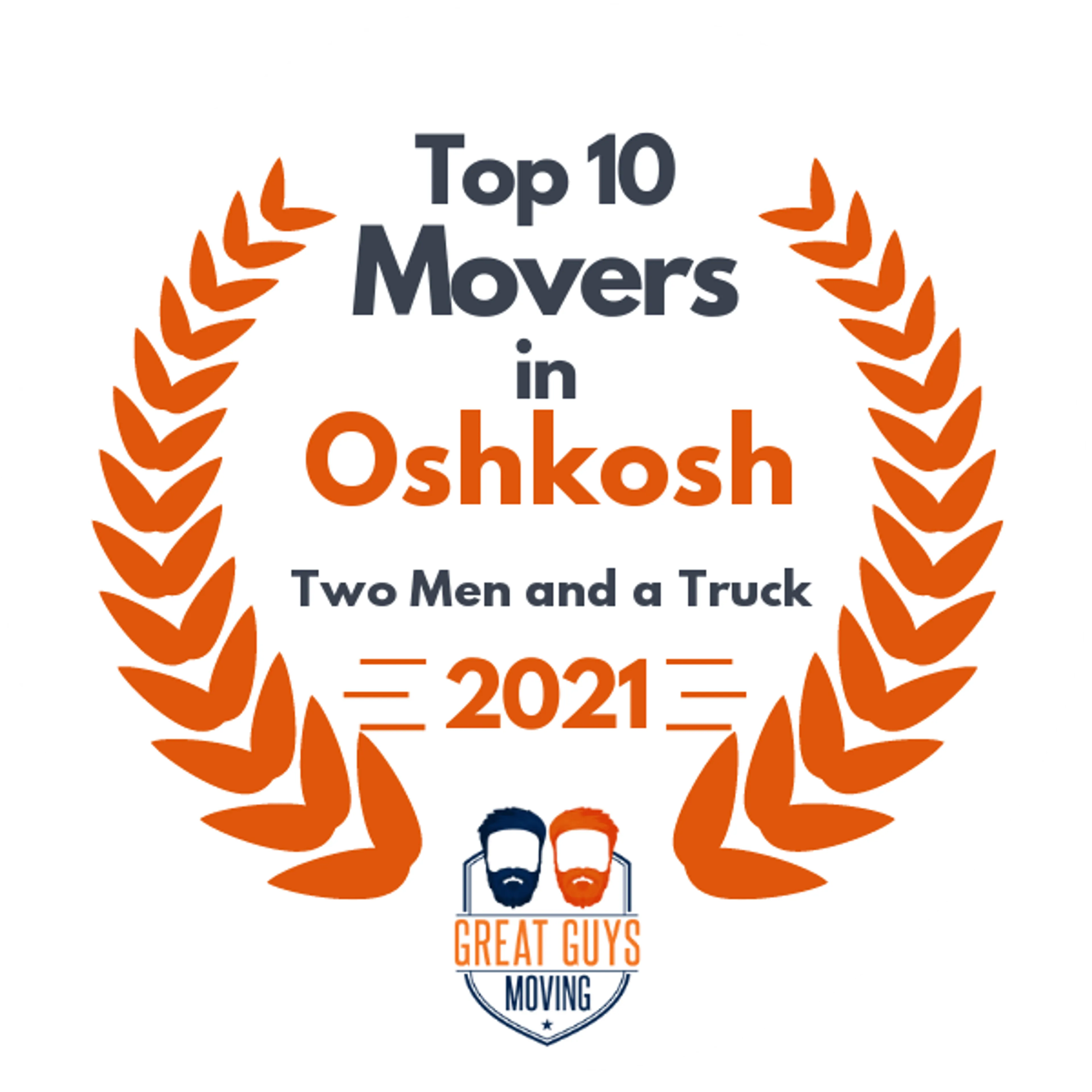 Top 10 Movers in Appleton, WI 2021 award