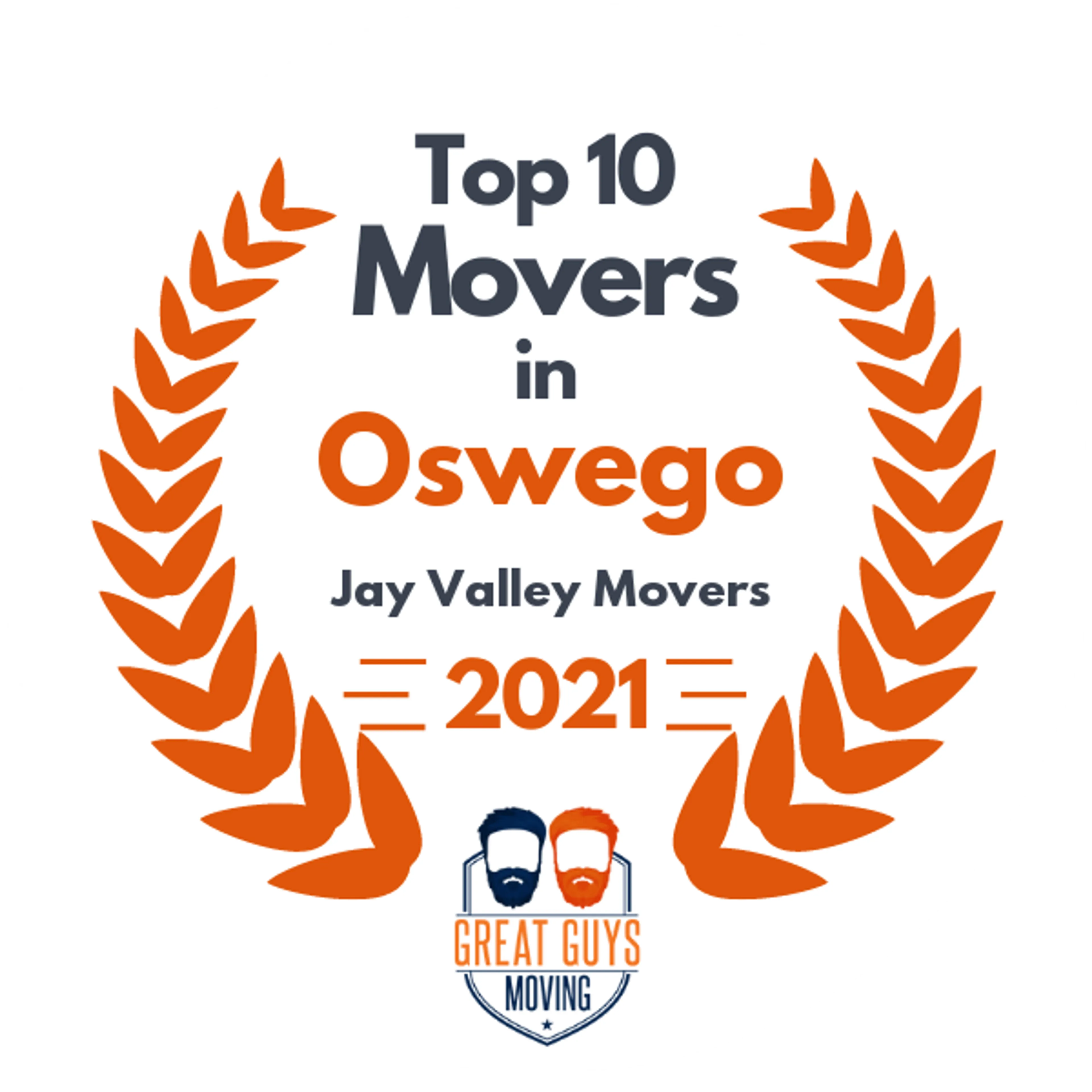 Top 10 Movers in Syracuse, NY 2021 award
