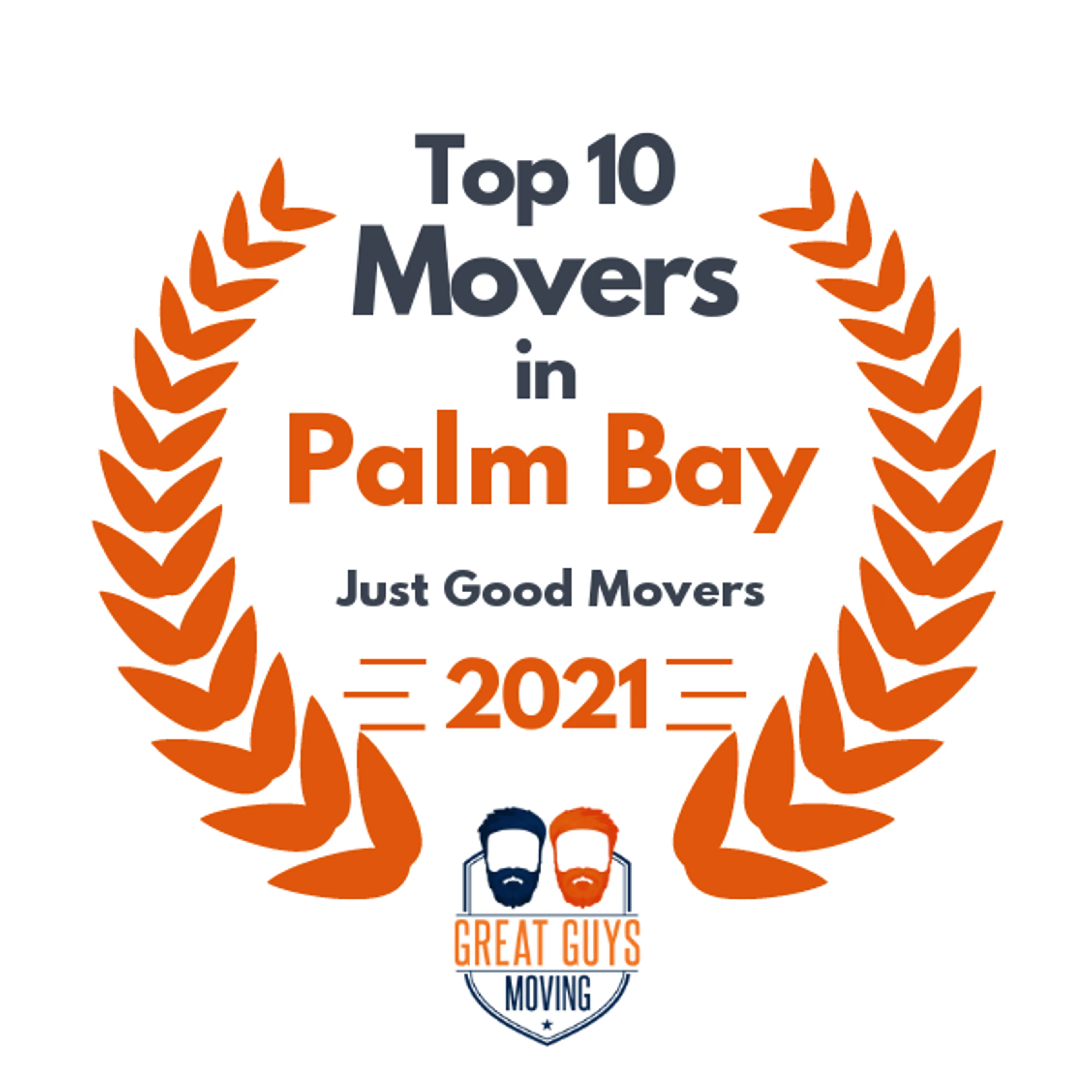Top 10 Movers in Palm Bay, FL 2021 award