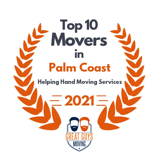 Top 10 Movers in Gainesville, FL 2021 award