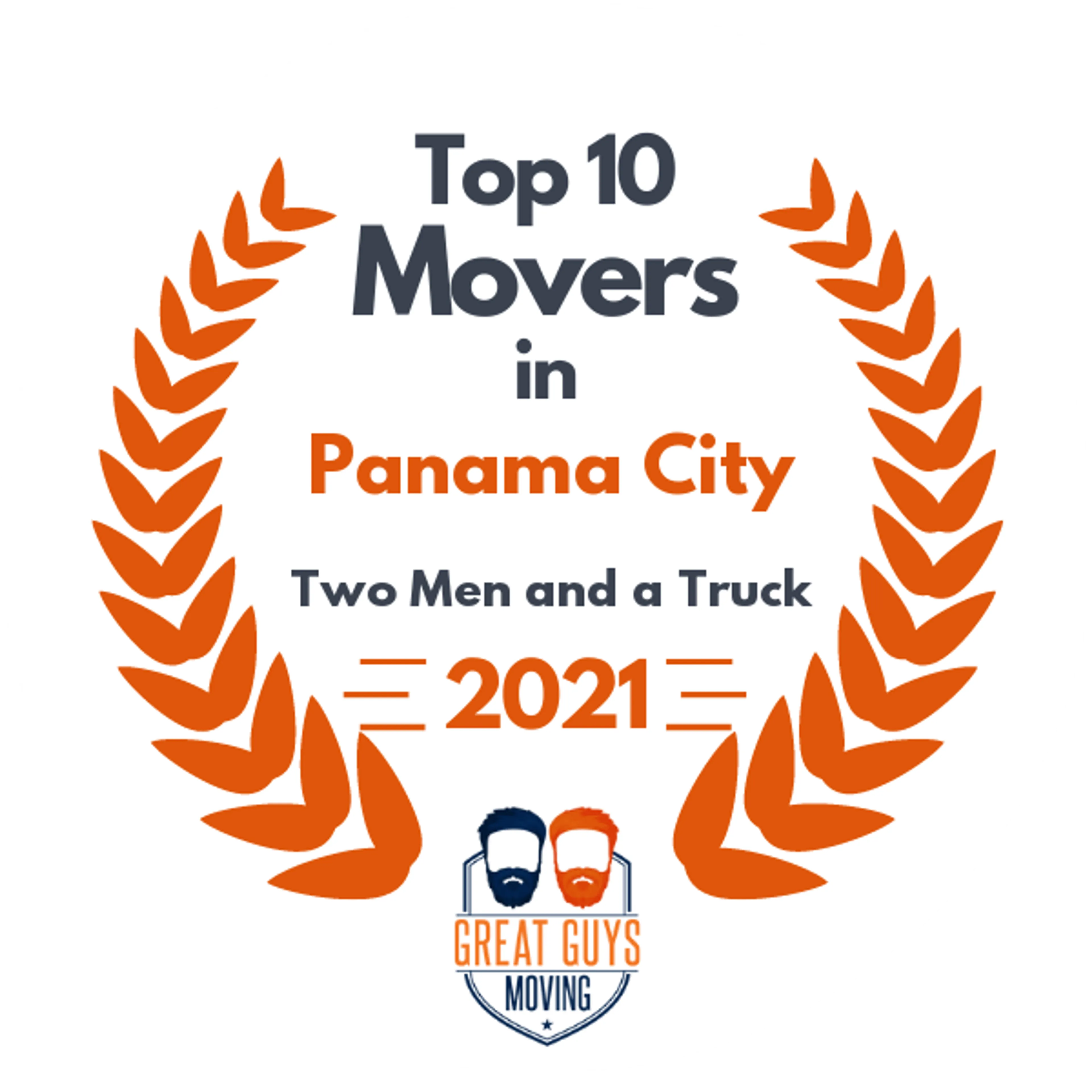 Top 10 Movers in Panama City, FL 2021 award
