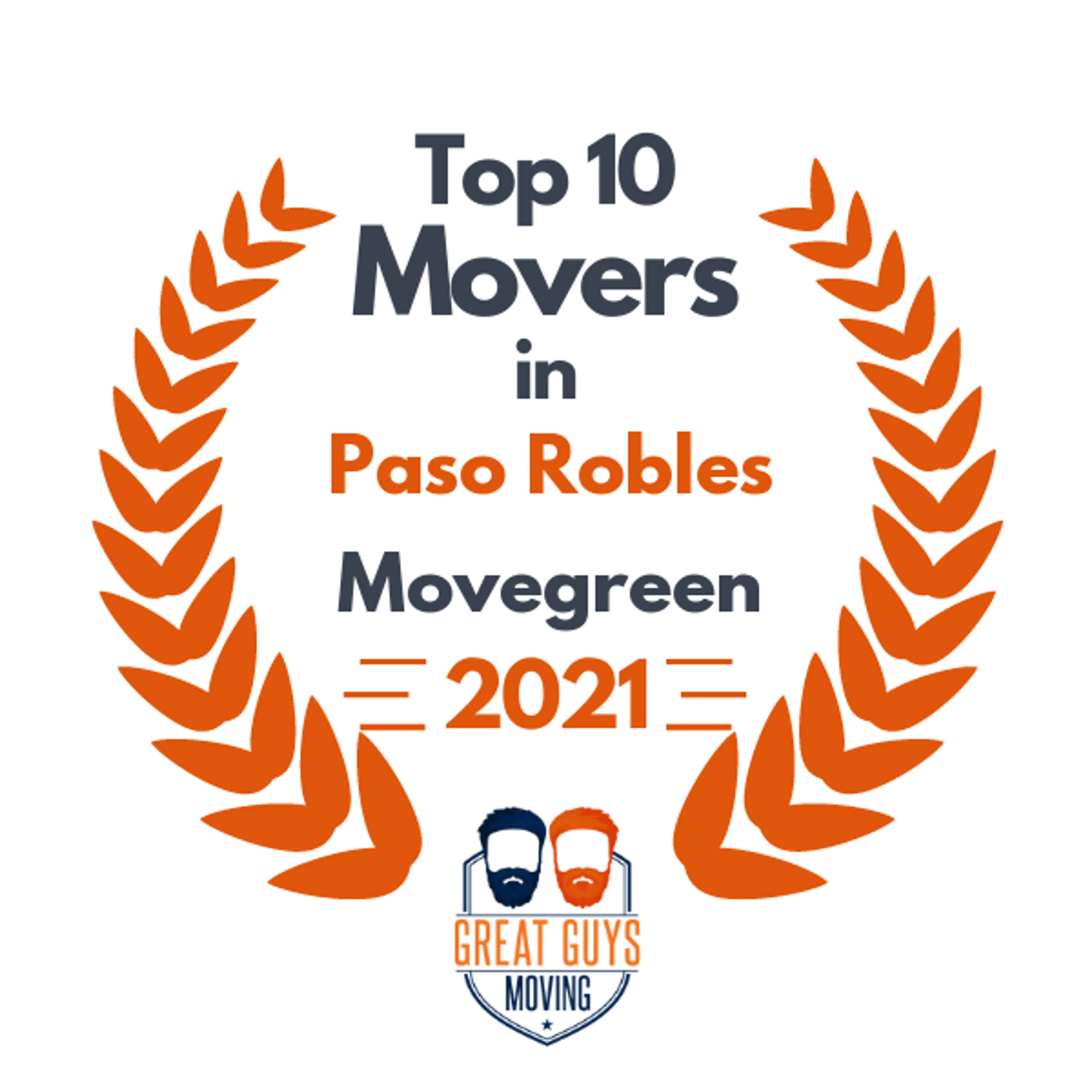 Top 10 Movers in Santa Clarita, CA 2021 award