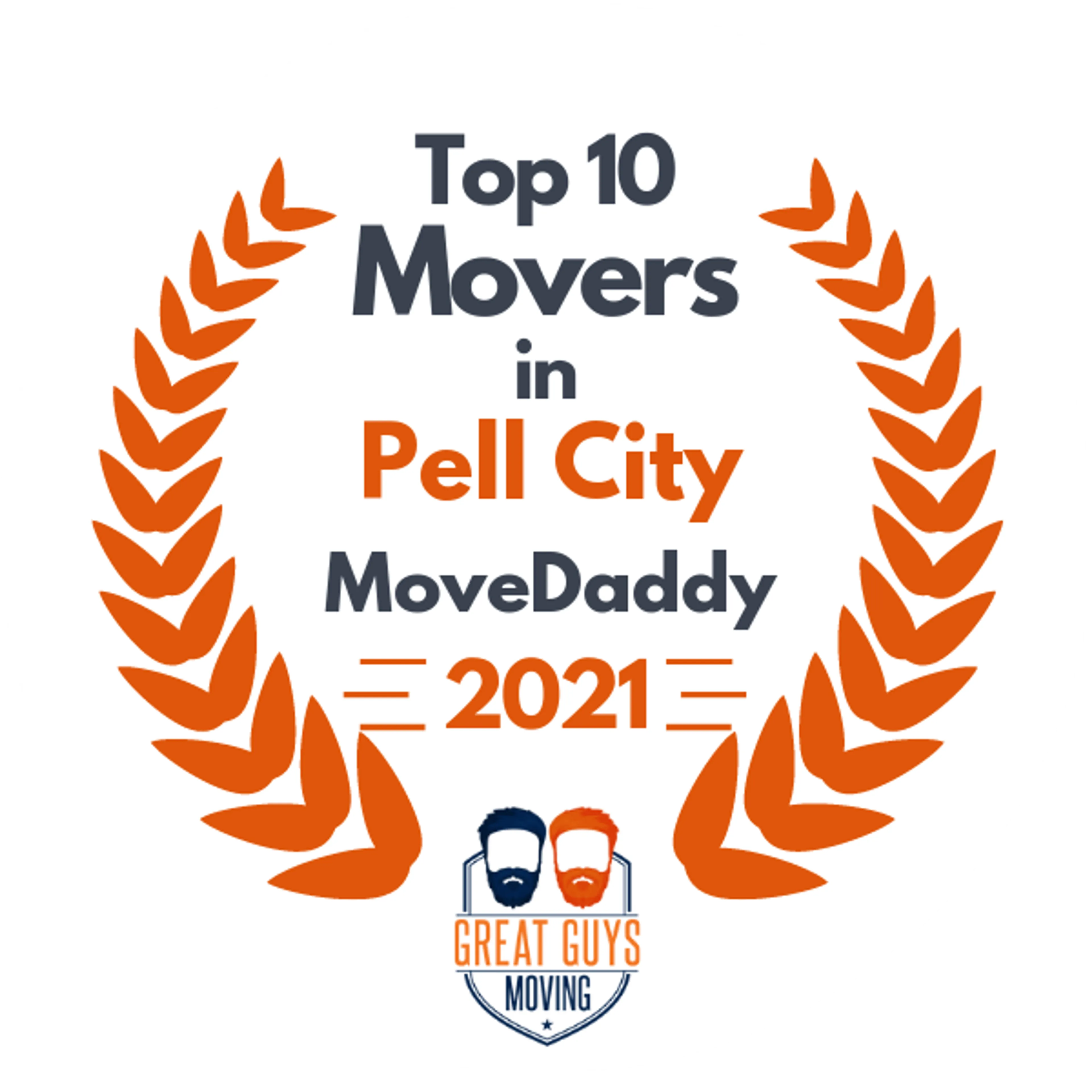 Top 10 Movers in Pell City, AL 2021 award
